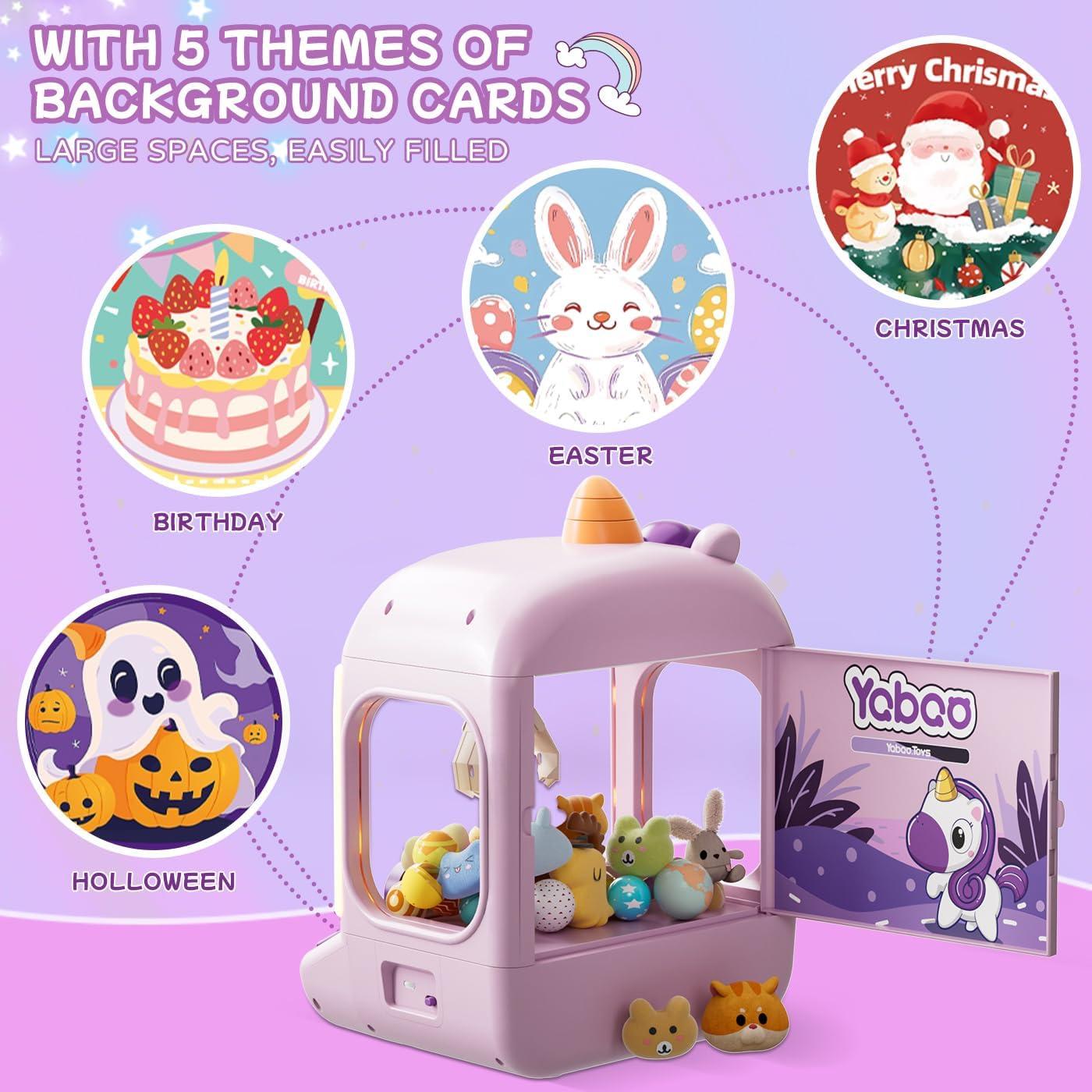 Máquina de Garras de Arcade Vanvimen para Niños Rosa