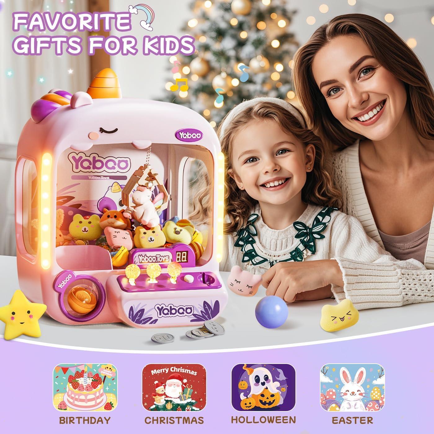 Máquina de Garras de Arcade Vanvimen para Niños Rosa