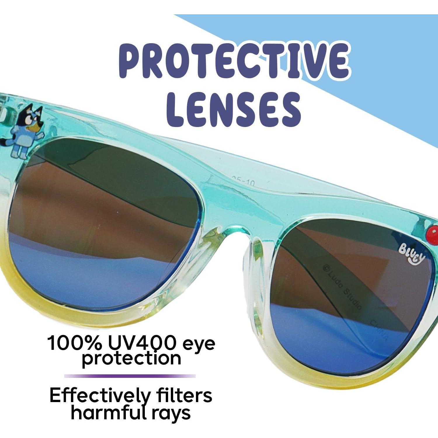 Gafas de sol para niños Bluey Cateye UV400 con estuche