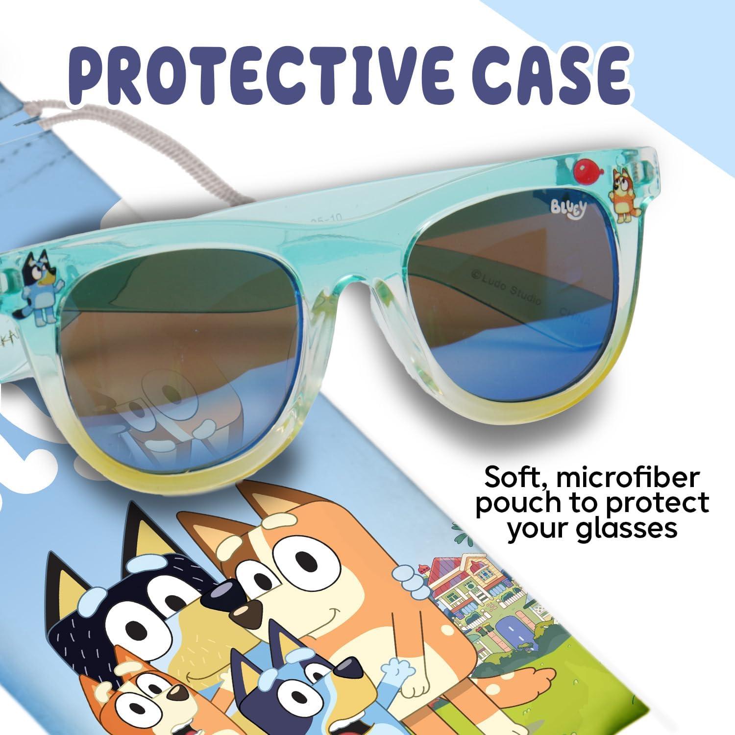 Gafas de sol para niños Bluey Cateye UV400 con estuche