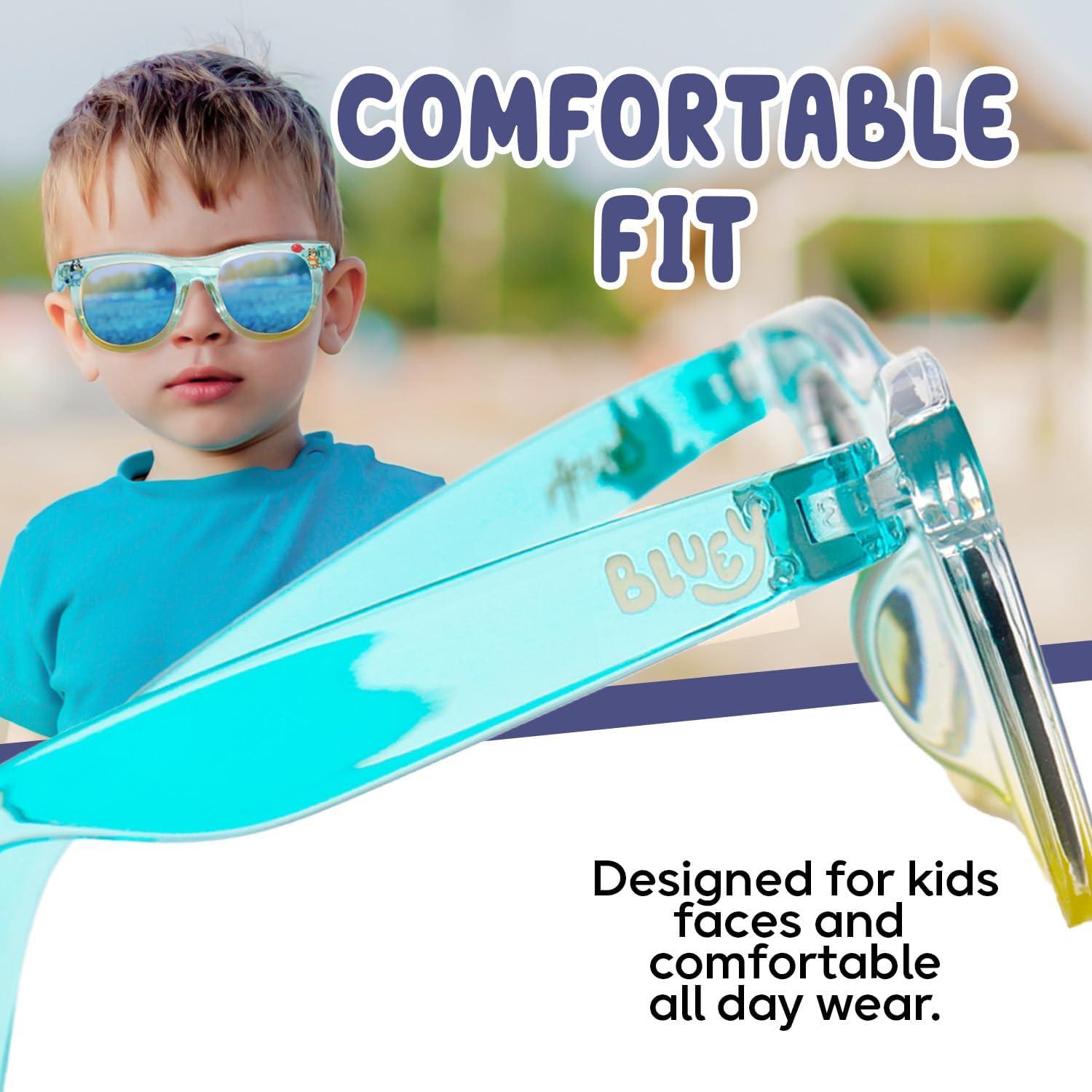 Gafas de sol para niños Bluey Cateye UV400 con estuche