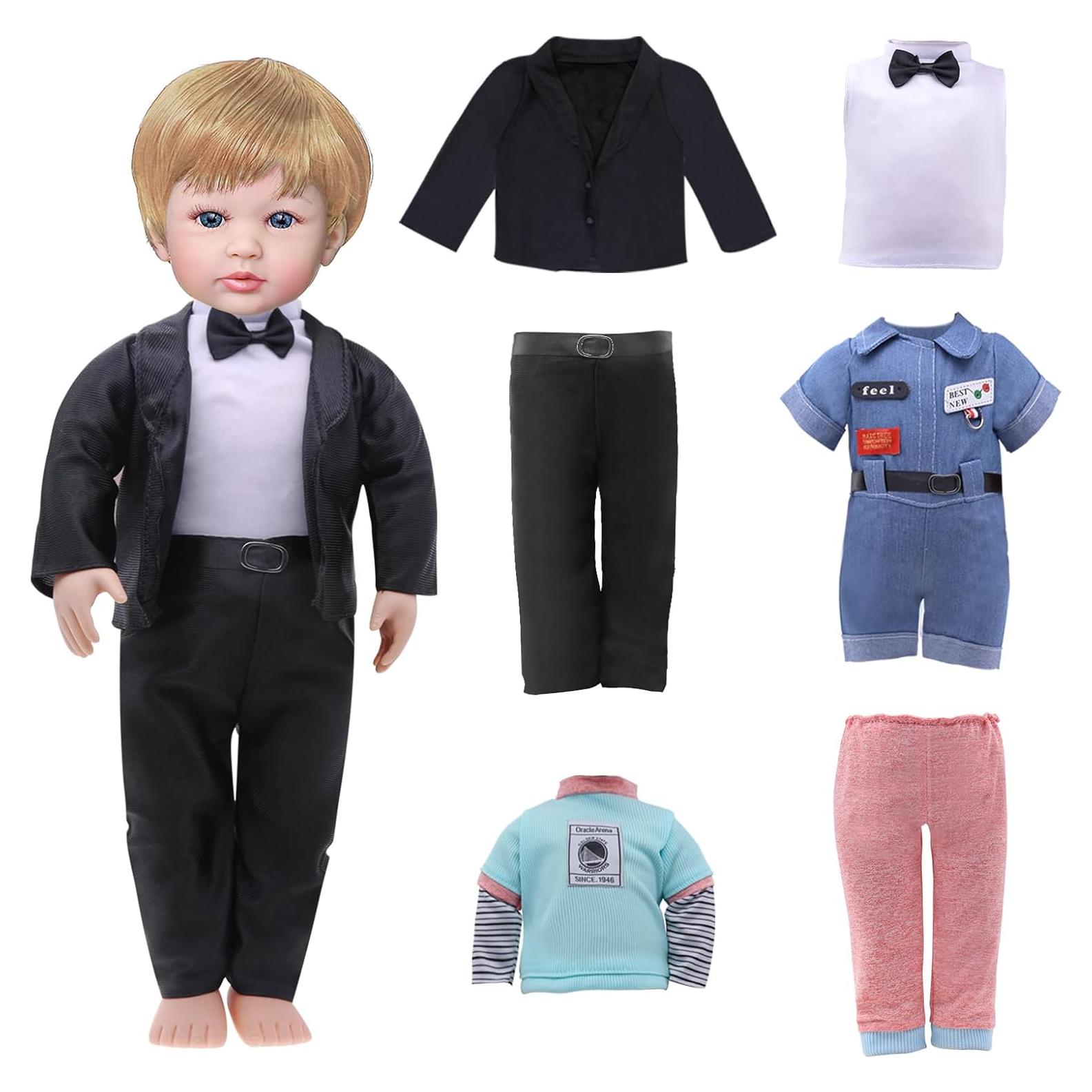 Ropa para muñecos de 15-18 pulgadas MLcnleS - 6 piezas