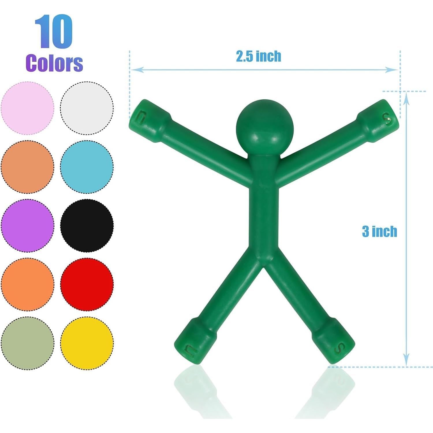 5 Imanes Magnéticos de Juguete BlissfulTie - PVC y Silicona