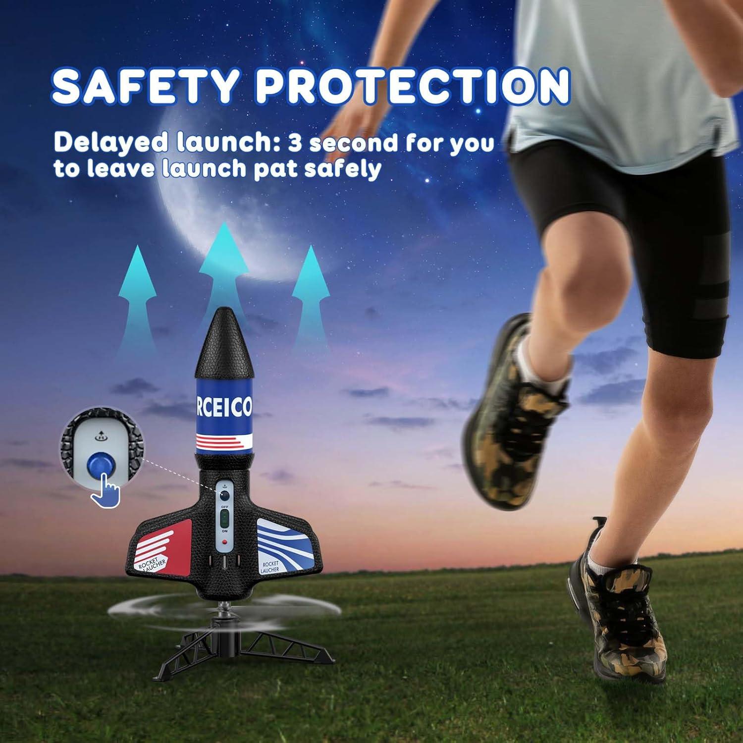 Lanzador de Cohetes Rceico 60.96m con Paracaídas y Luz