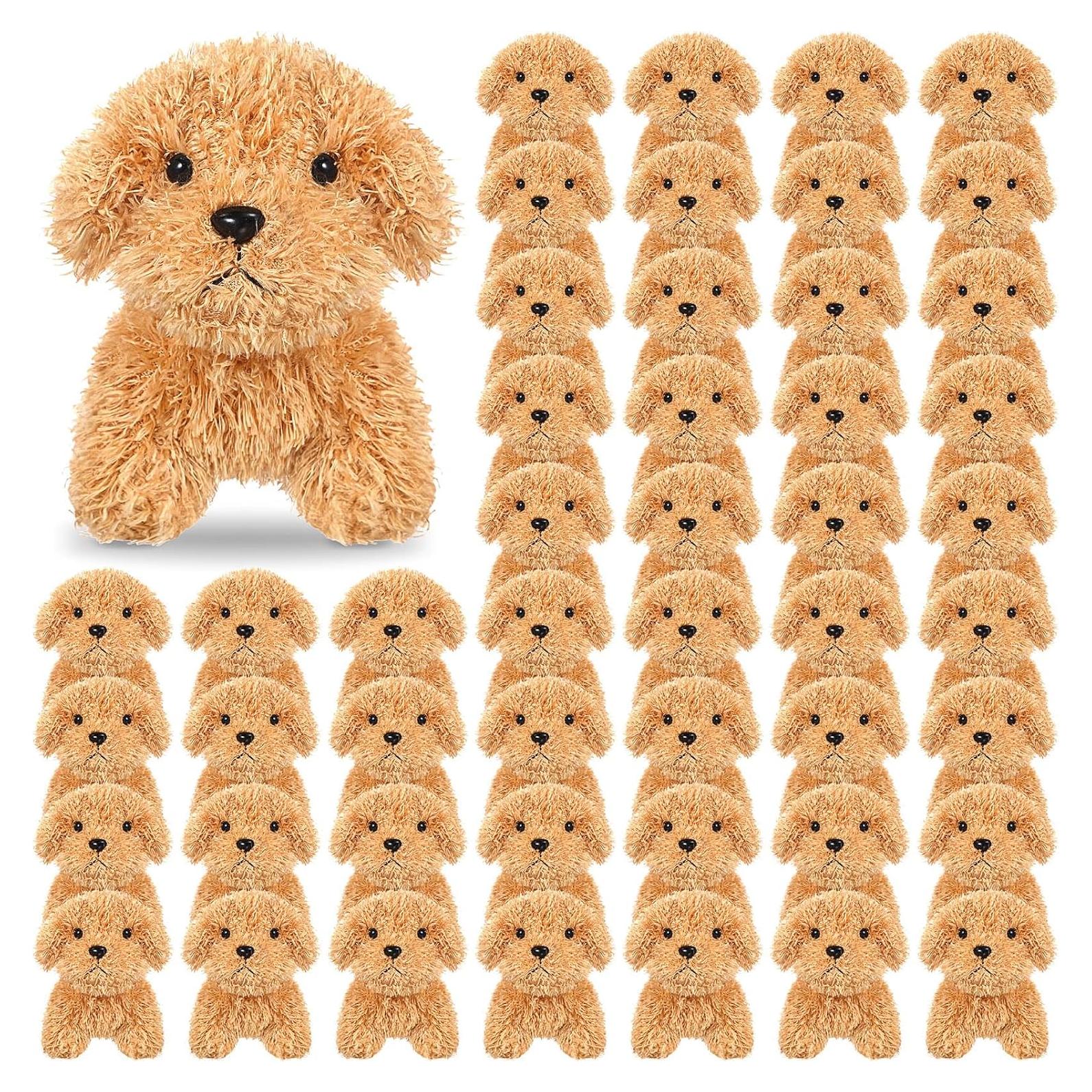 Mini Perros de Peluche Liliful 50 Pcs Suaves 11.94 cm