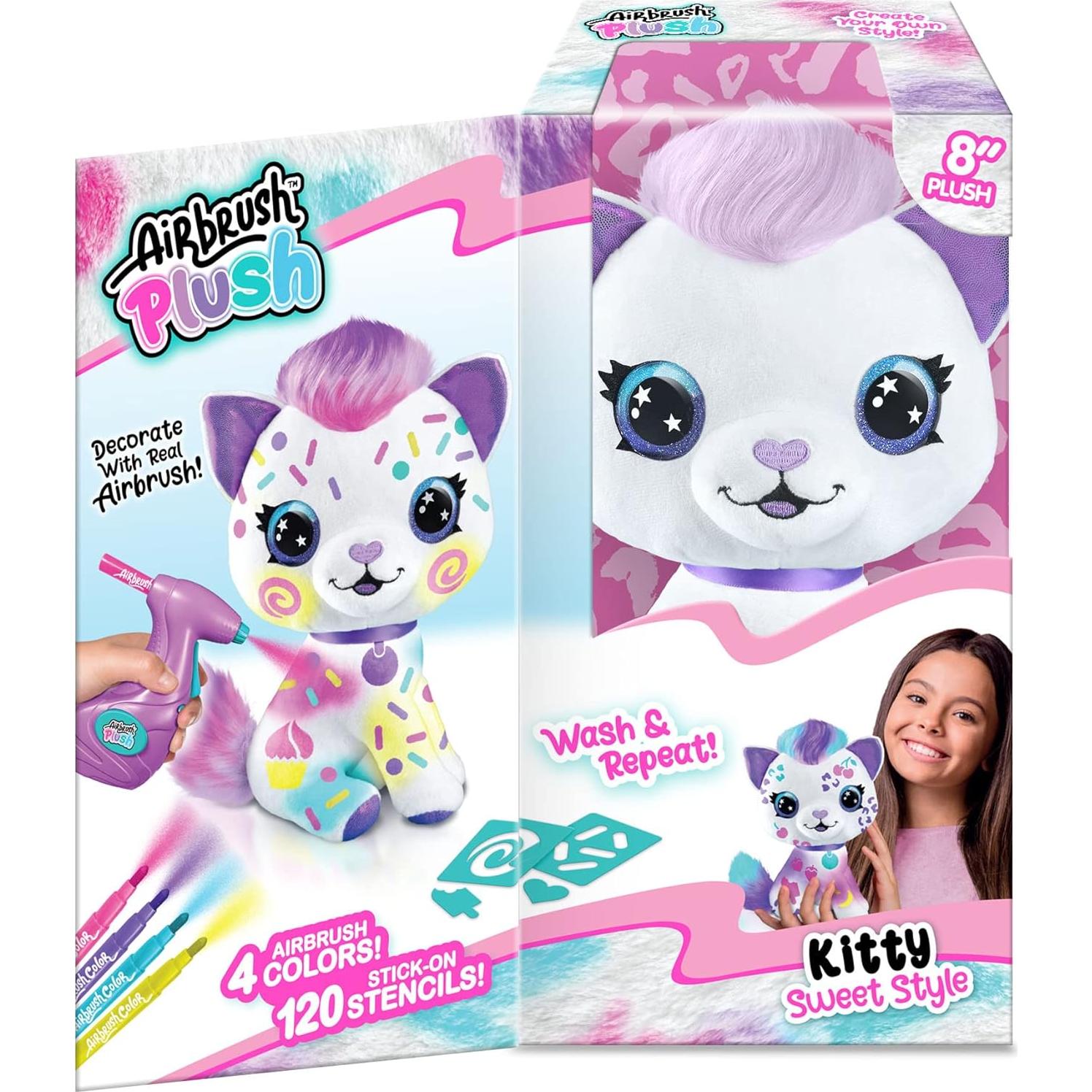 Peluche Personalizable Gato Canal Toys con Aerógrafo y Plantillas