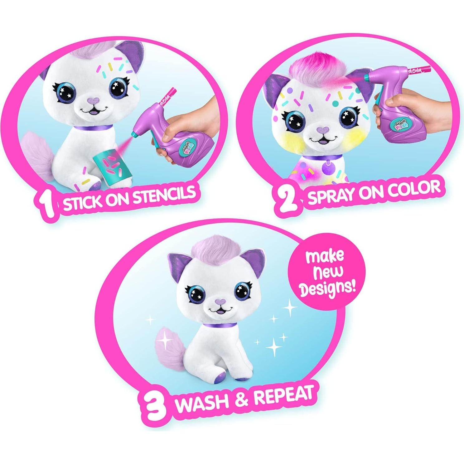 Peluche Personalizable Gato Canal Toys con Aerógrafo y Plantillas