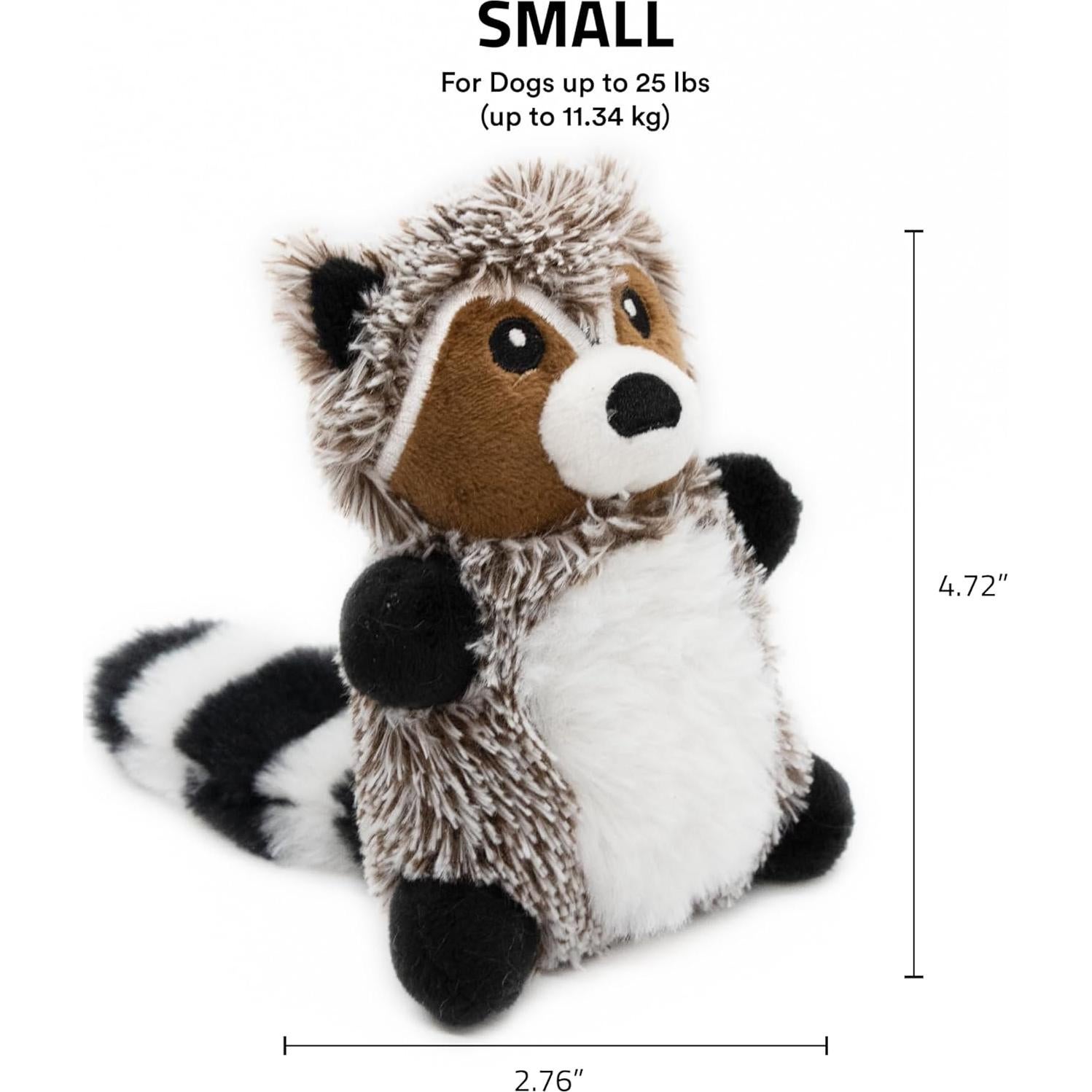 Juguete de Peluche para Perros Playology Raccoon 6x12 cm