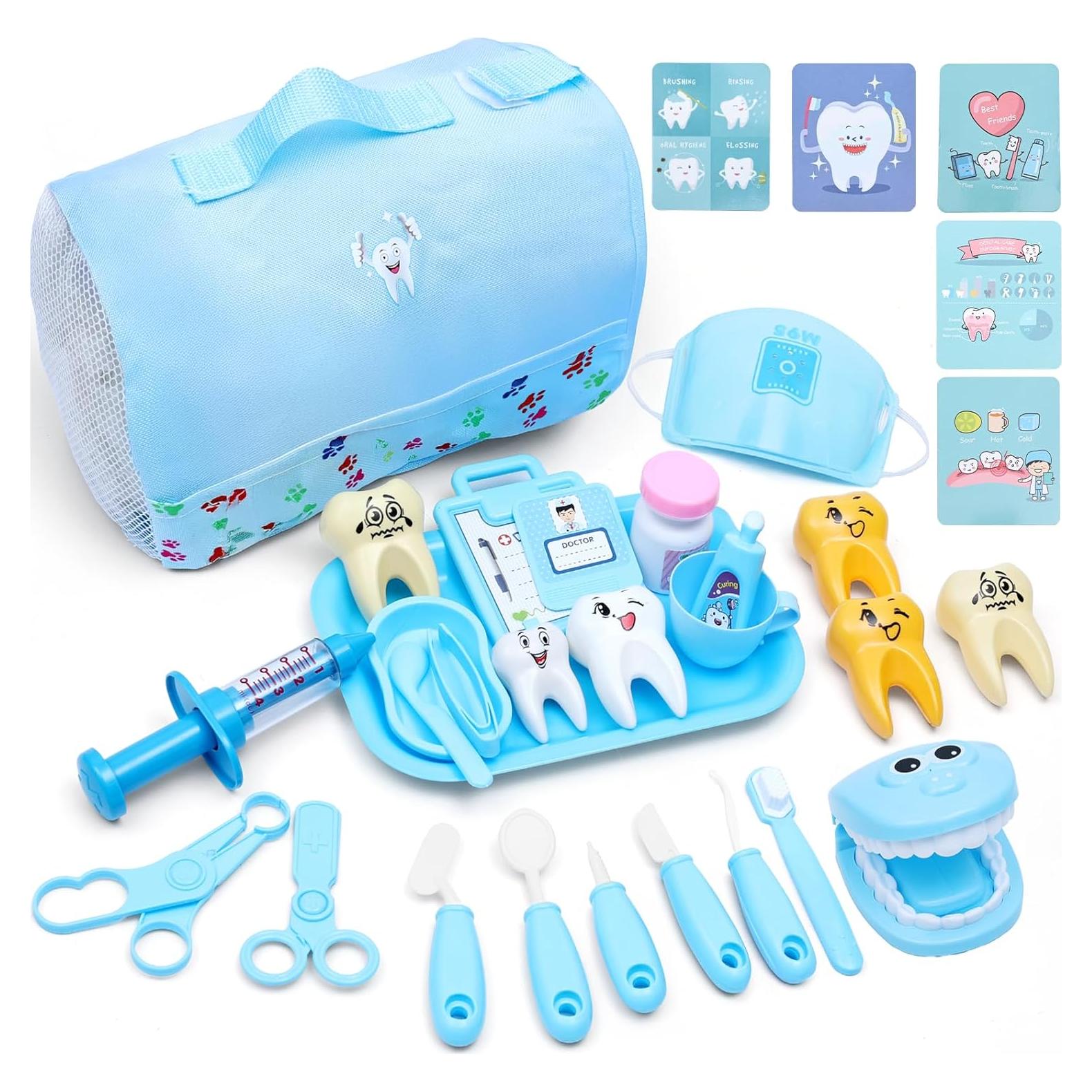 Juego de Dentista Holycco 30 Piezas para Niños 3 Años