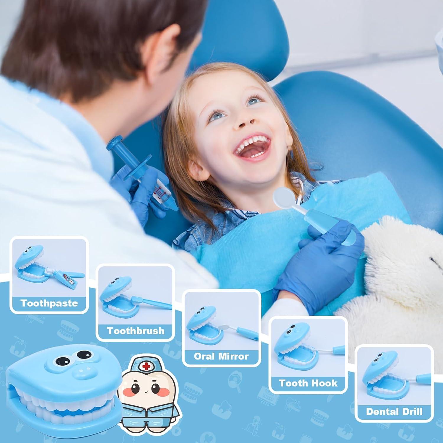 Juego de Dentista Holycco 30 Piezas para Niños 3 Años