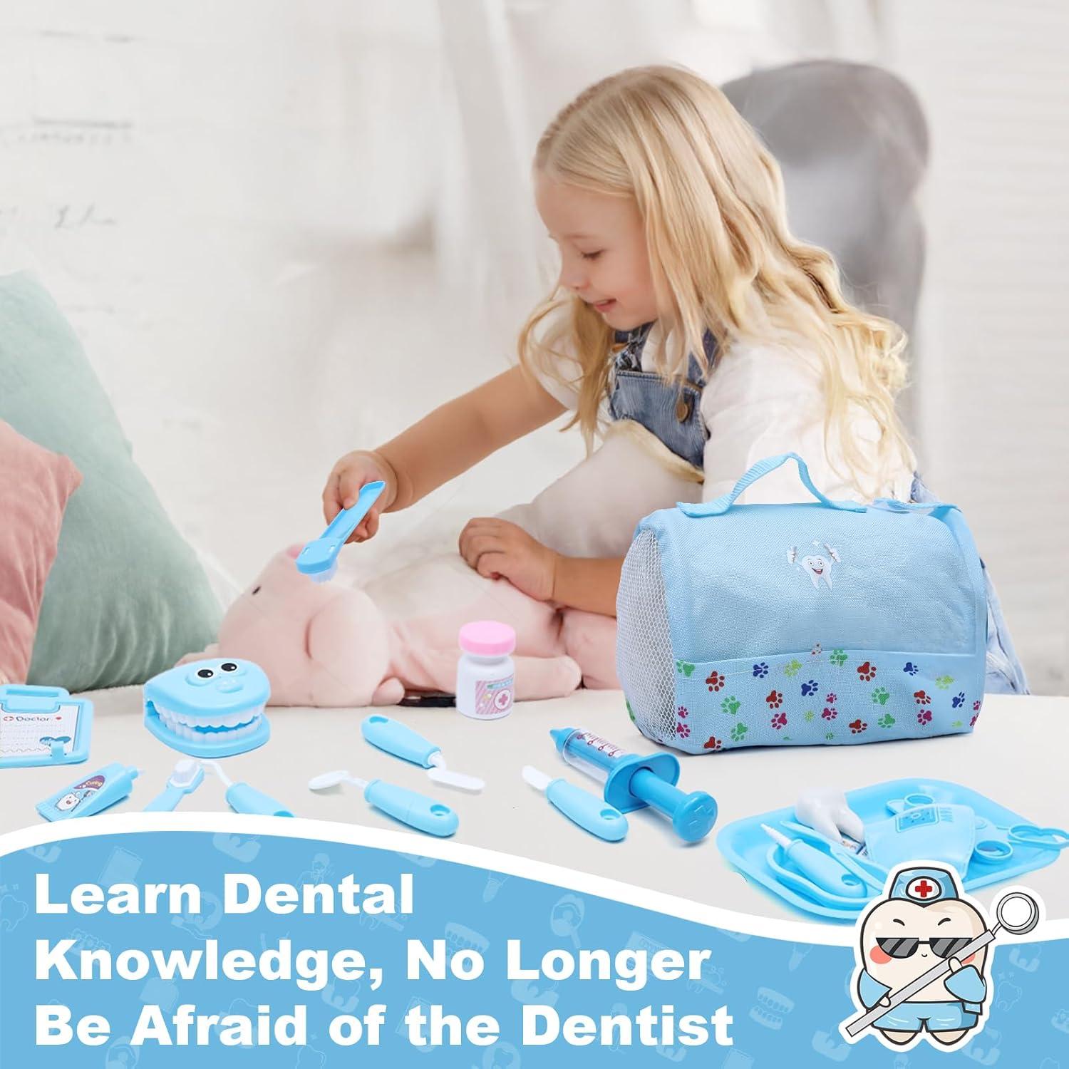 Juego de Dentista Holycco 30 Piezas para Niños 3 Años