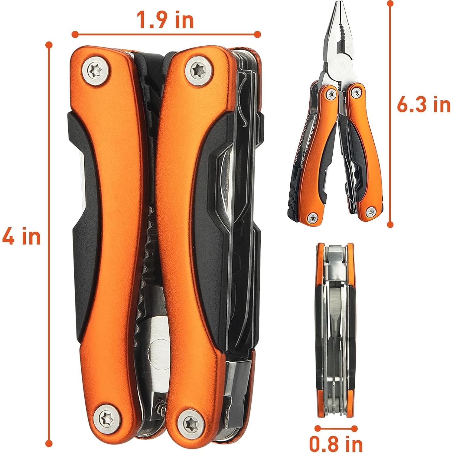 Multitool WIWUE GUO con Alicates y Cuchillo 10.16 cm