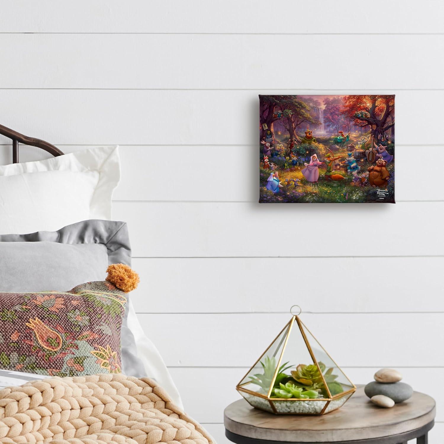 Lienzo Enmarcado Disney Robin Hood Thomas Kinkade 20x25 cm