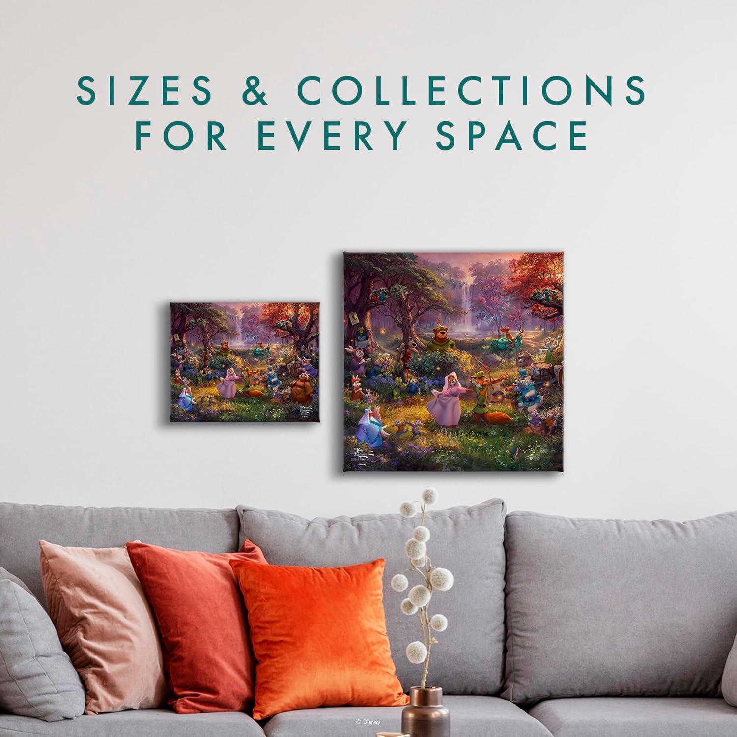 Lienzo Enmarcado Disney Robin Hood Thomas Kinkade 20x25 cm