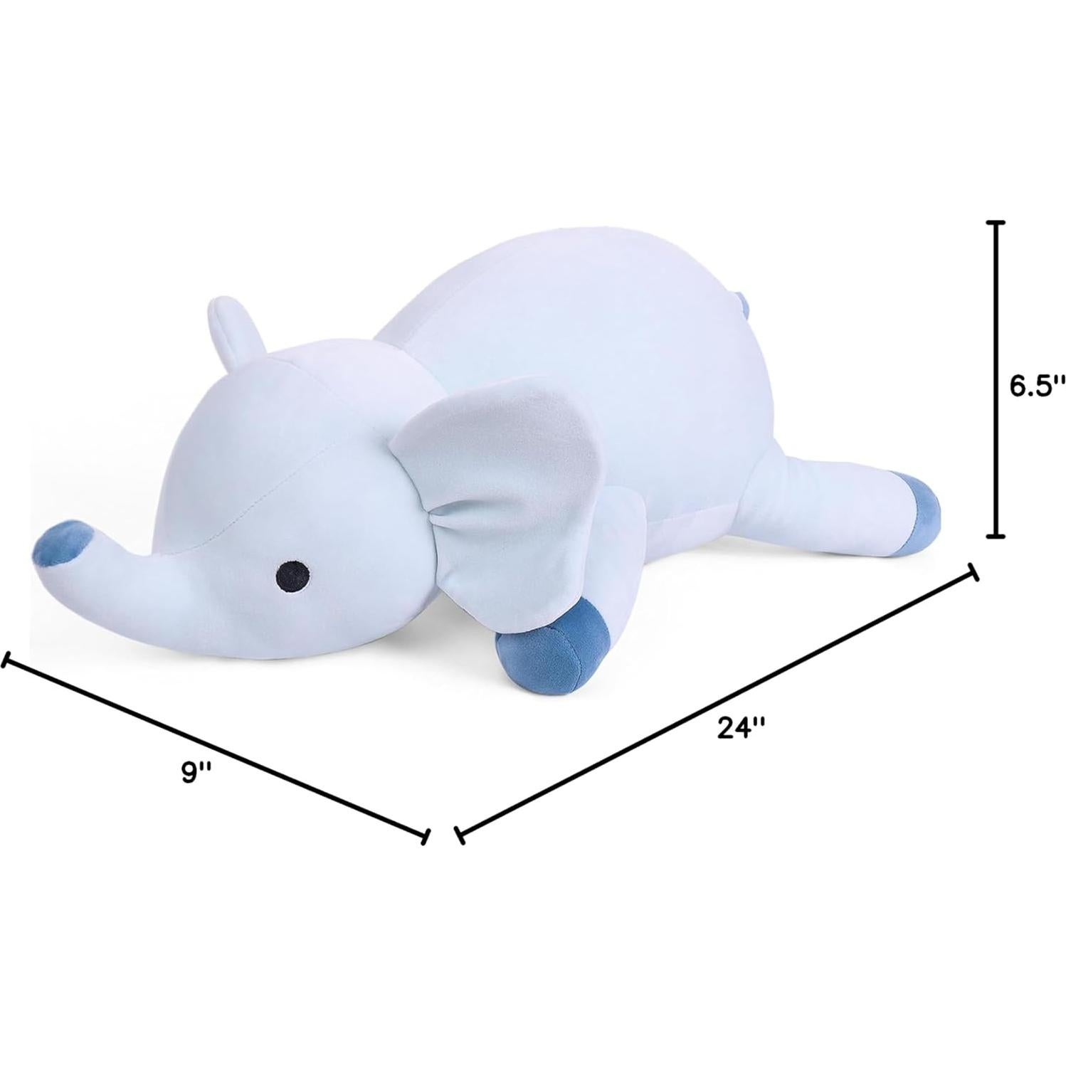 Elefante de Peluche con Peso Azul 60 cm 1.9 kg E-Tech