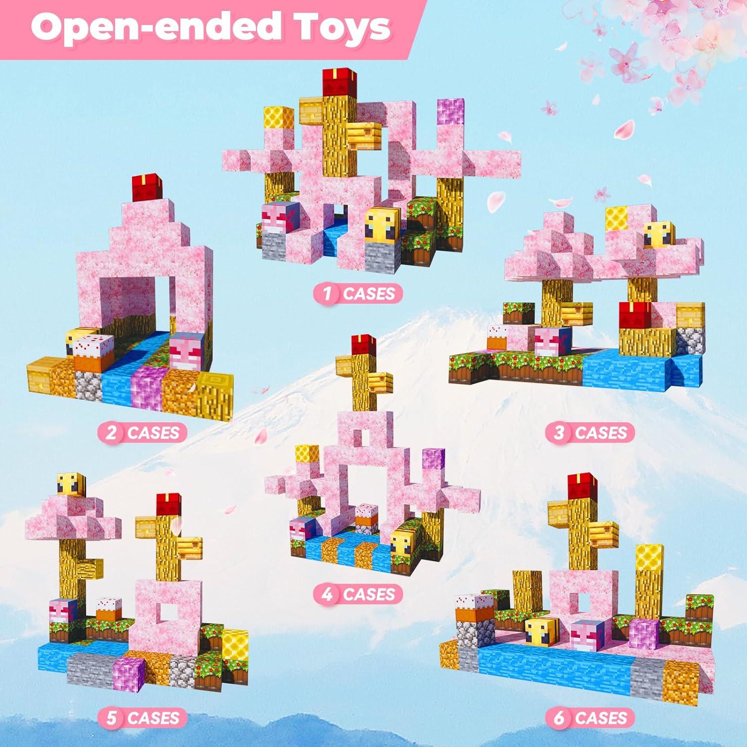 80 Piezas Bloques de Construcción Magnéticos Noroapoo 3D