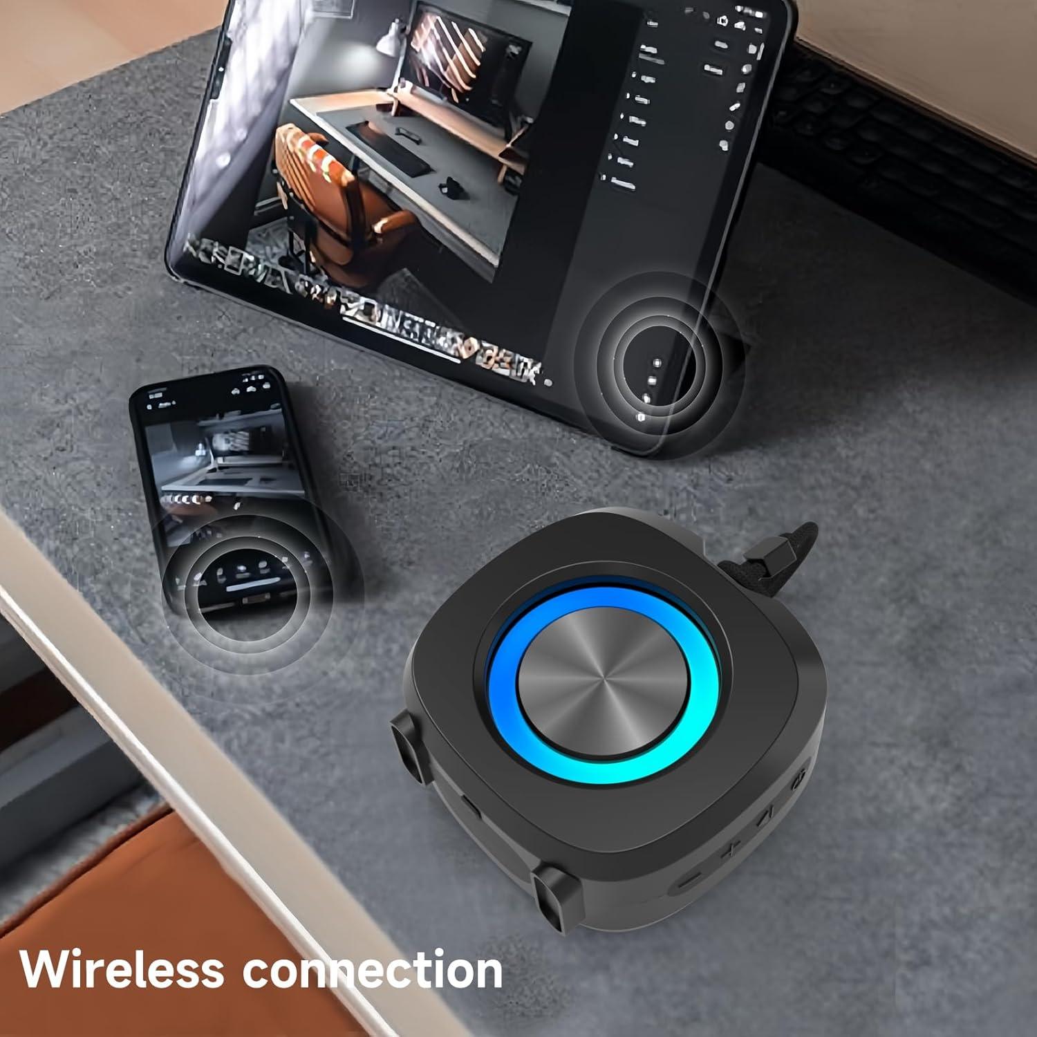 Altavoz Bluetooth Portátil WUIUHOU WU03B IPX5 15h Negro