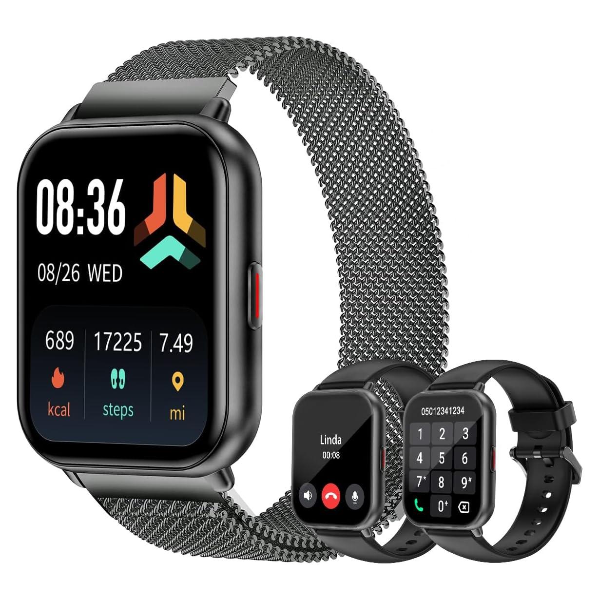 Reloj Inteligente Cloudpoem Negro 1.85" Fitness y Llamadas