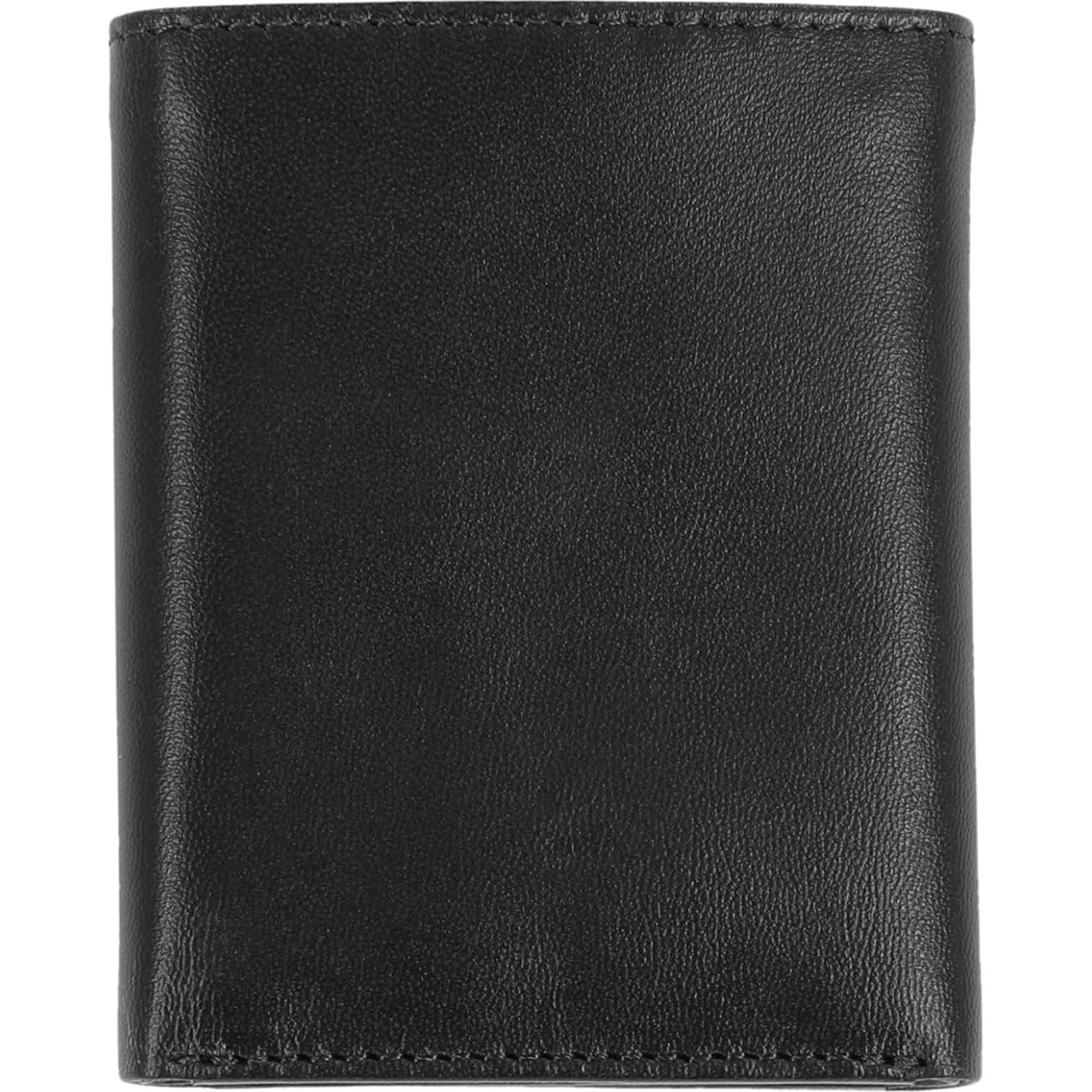 Cartera Trifold RFID de Cuero Steve Madden para Hombre