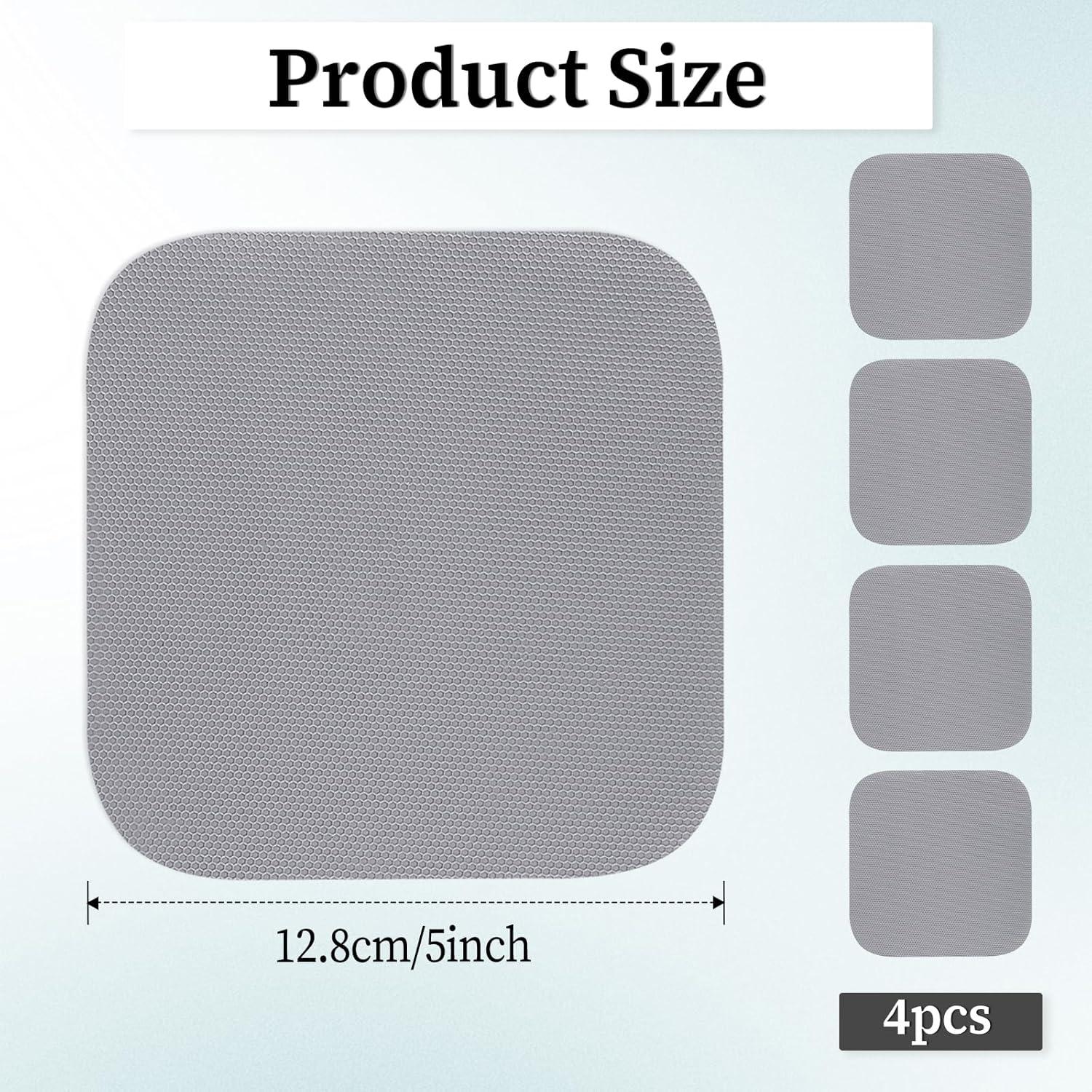 4 Almohadillas Abridoras de Tarros Antideslizantes Abeillo 12.7 cm