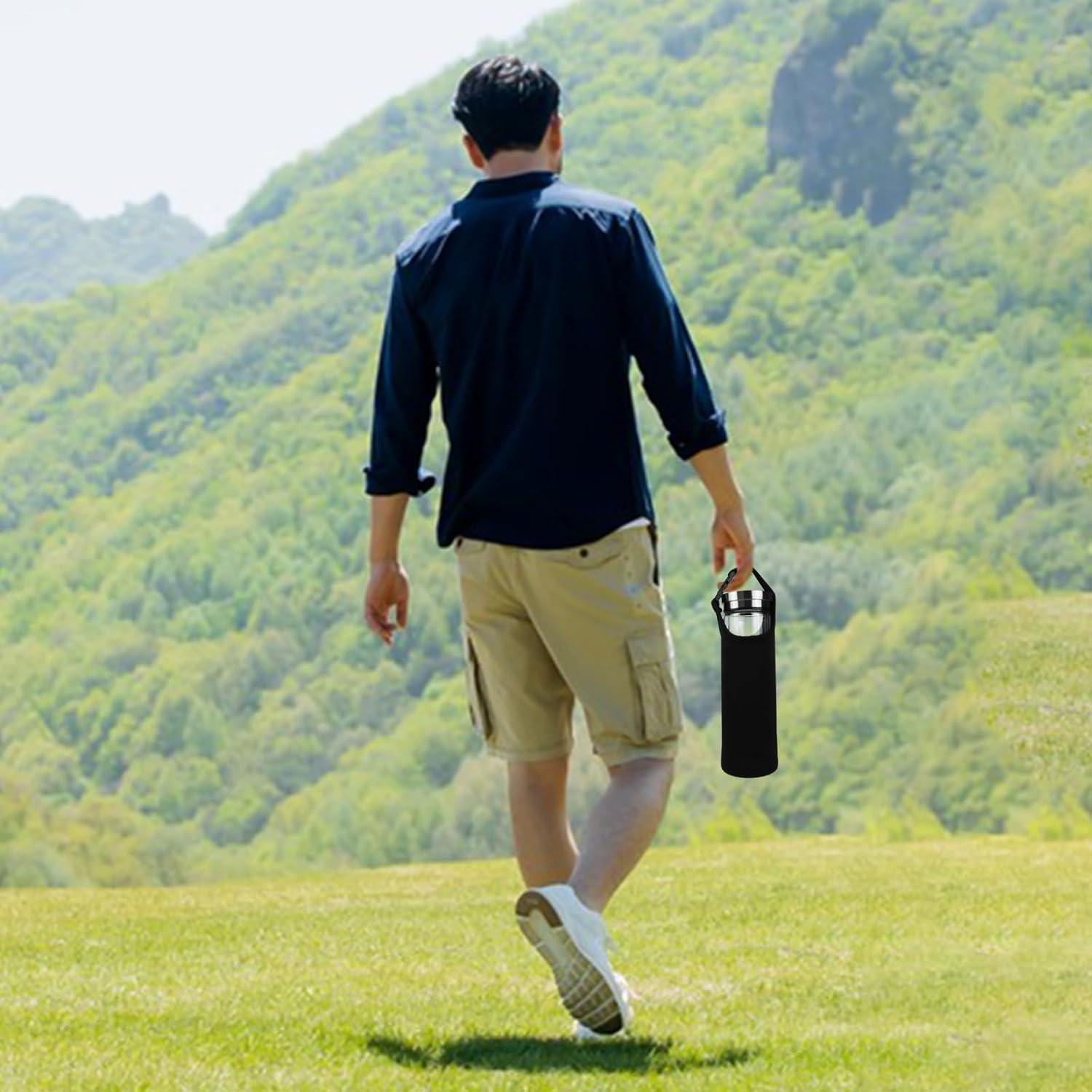 Botella Infusor de Té Almagic 400 ml Doble Pared Aislada