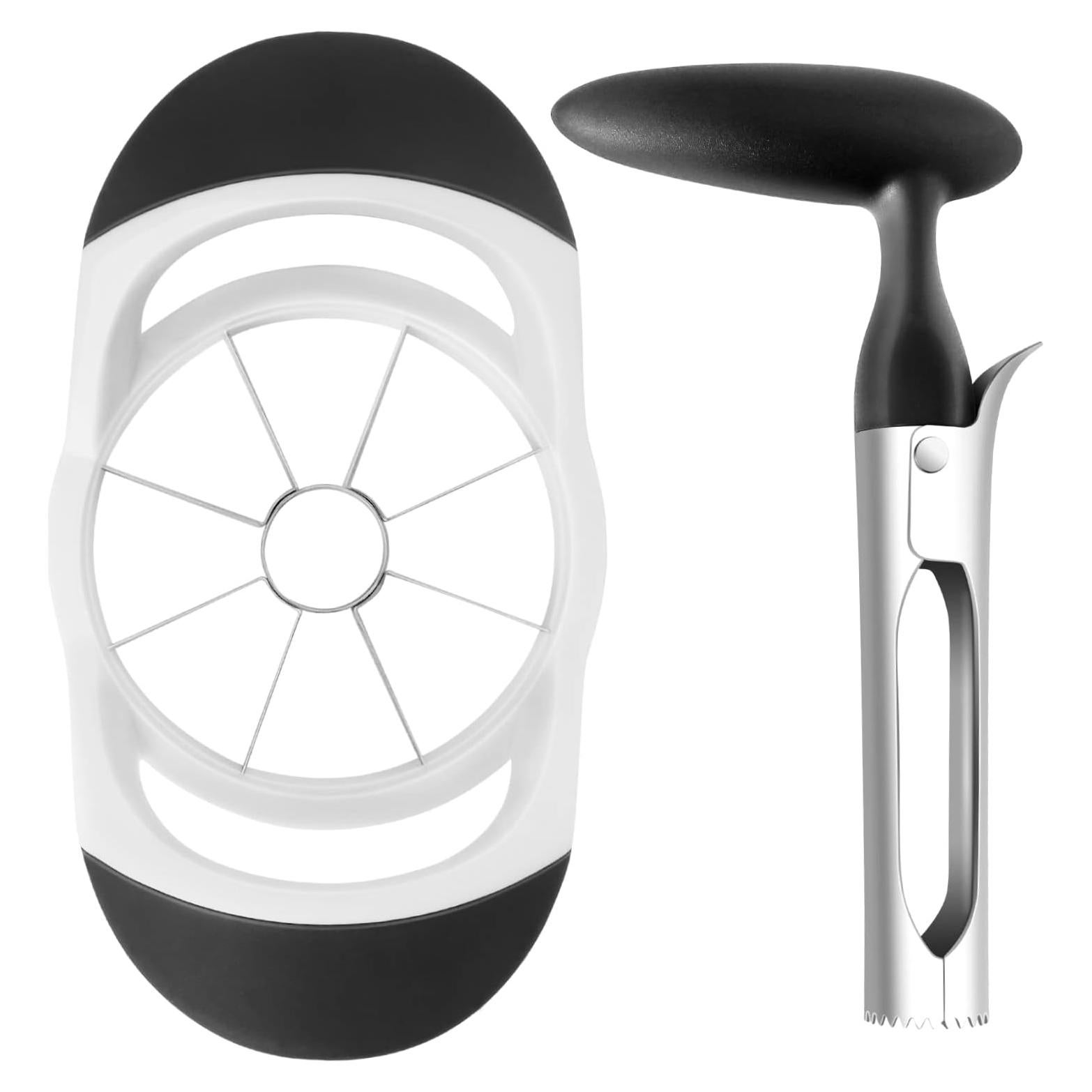 Juego Cortador y Descorazonador de Manzanas Asdirne 18cm Acero Inoxidable