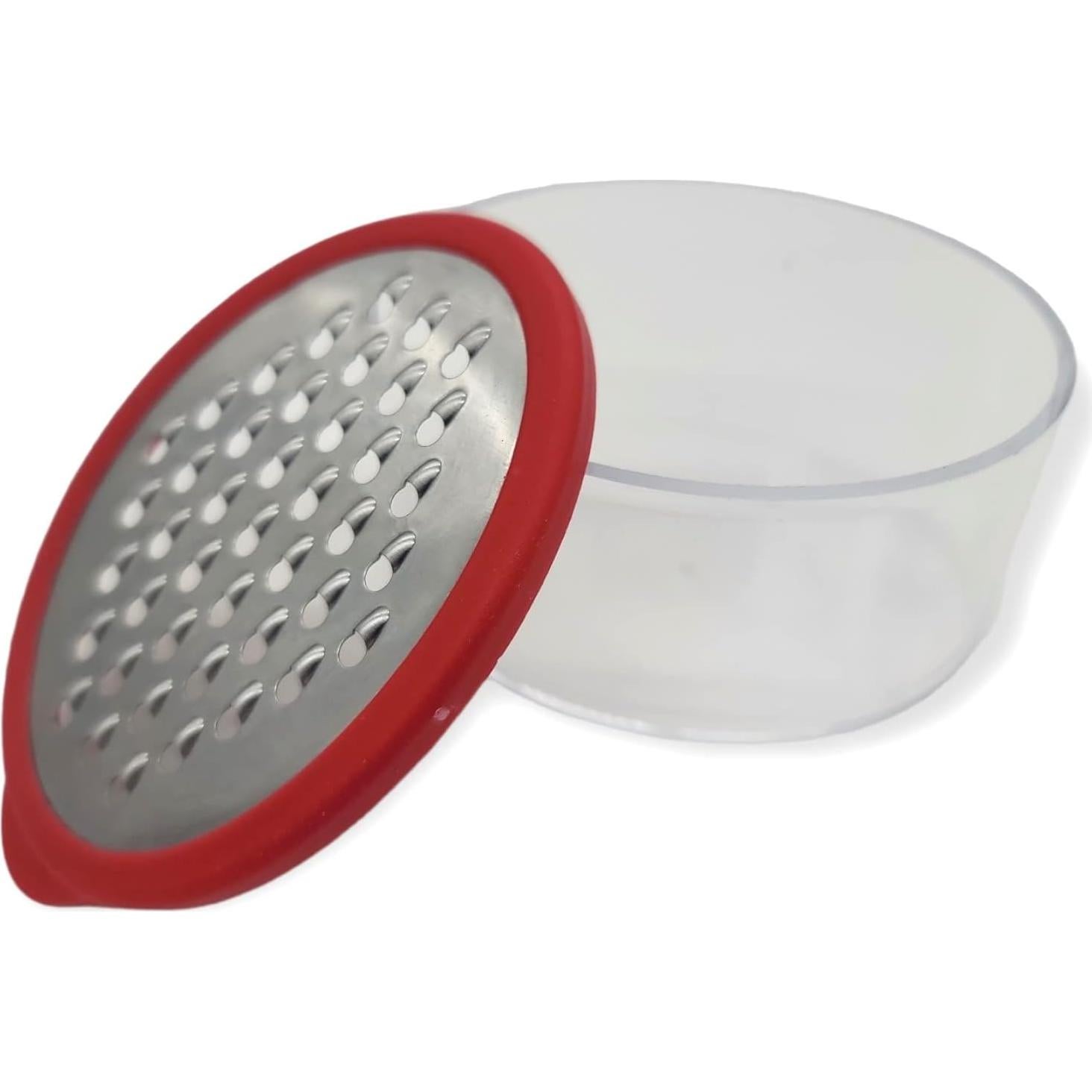 Mini Rallador con Contenedor Handy Housewares - Acero Inoxidable