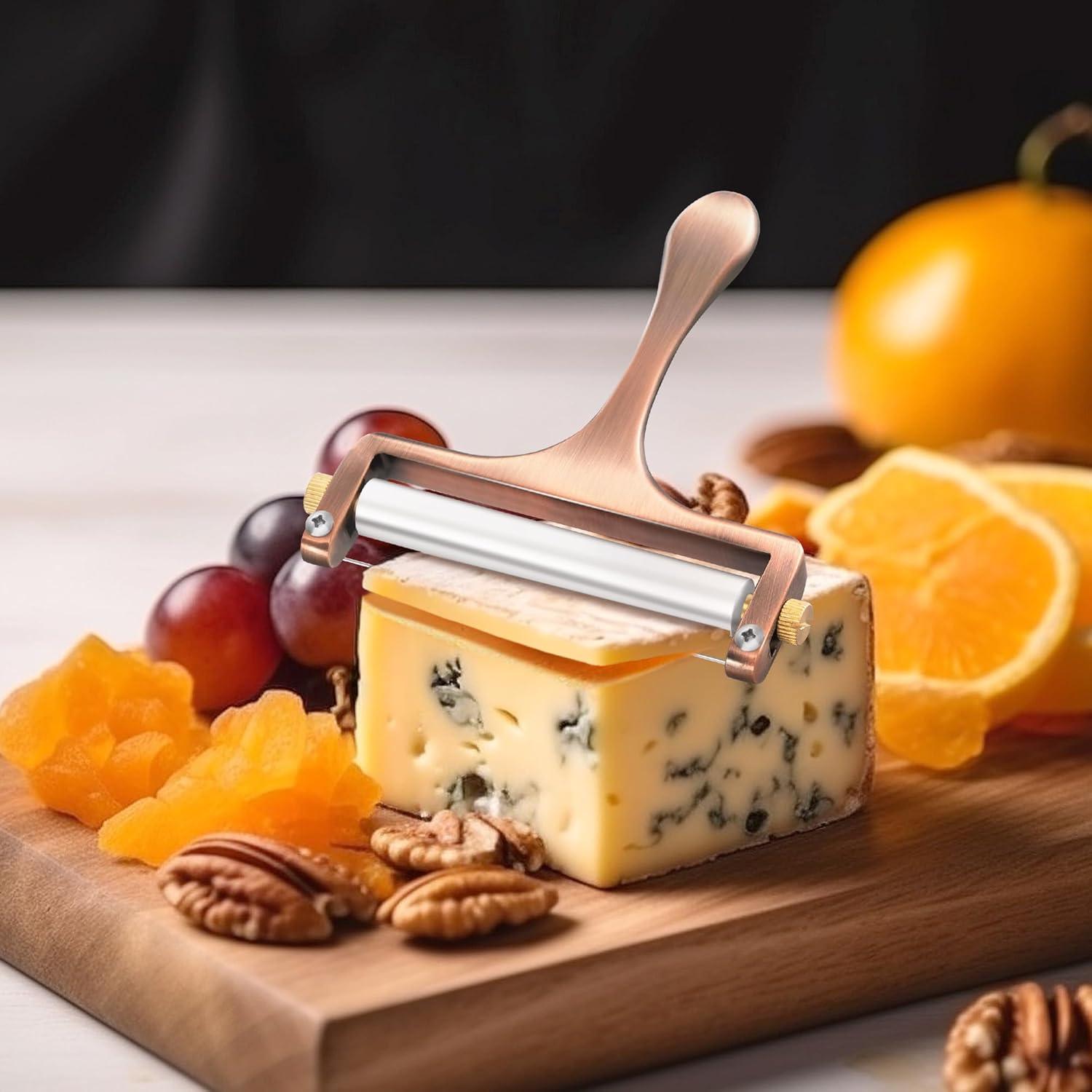 Rebanadora de Queso TOPULORS - Acero Inoxidable, Grosor Ajustable