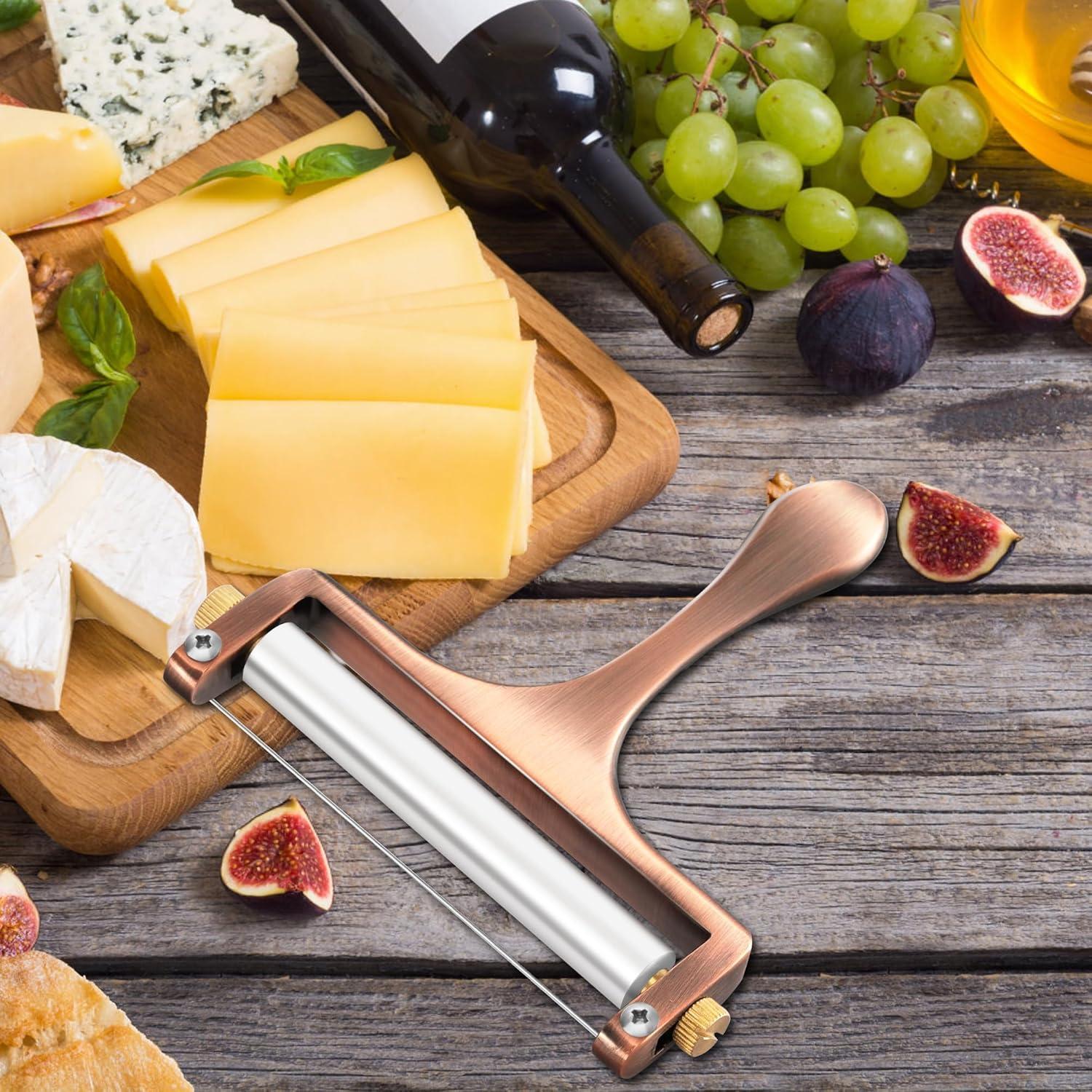 Rebanadora de Queso TOPULORS - Acero Inoxidable, Grosor Ajustable