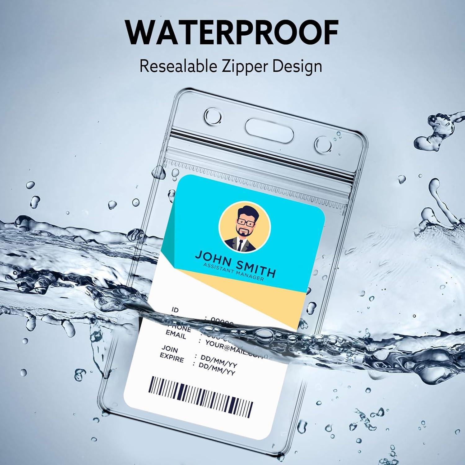 Paquete de 3 Lanyards BESARME con Clip Retráctil y Fundas