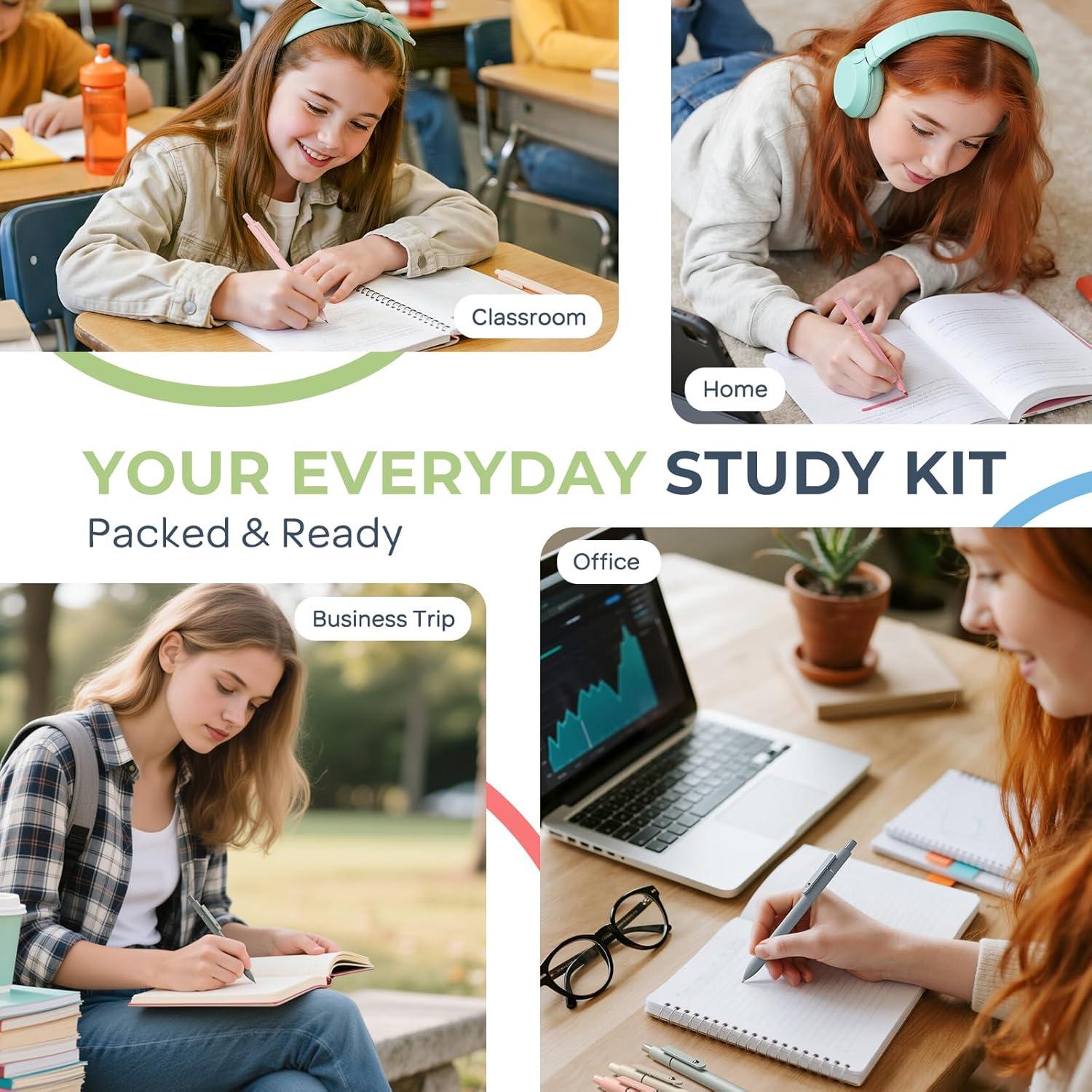 Conjunto de Papelería Nicpro 39 PCS con Estuche Expandible