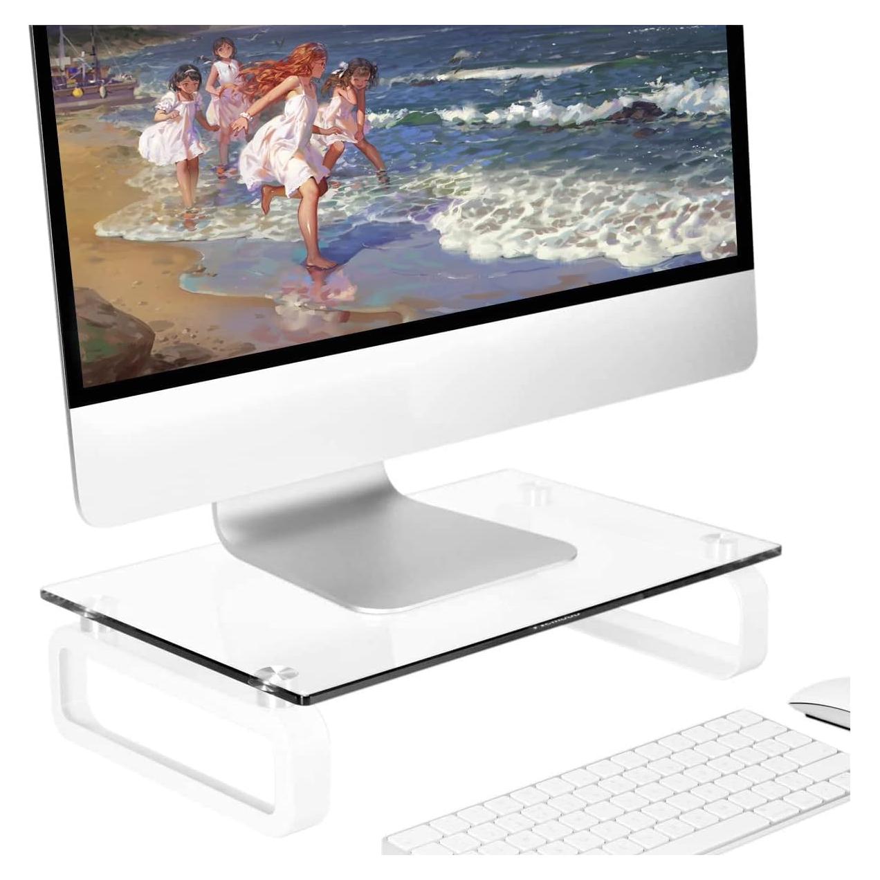 Soporte Elevador de Monitor Hemudu Vidrio Templado 39.9kg