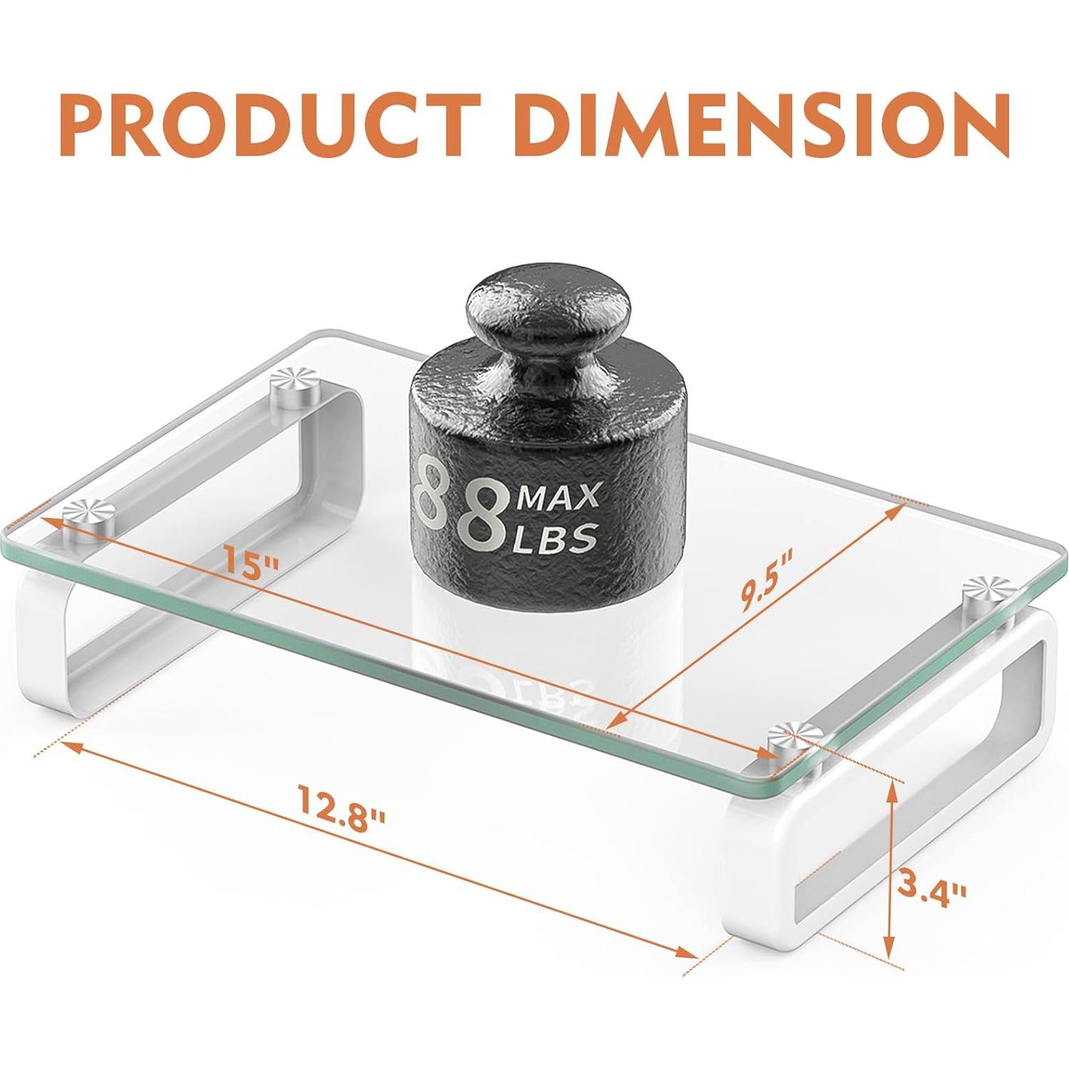 Soporte Elevador de Monitor Hemudu Vidrio Templado 39.9kg