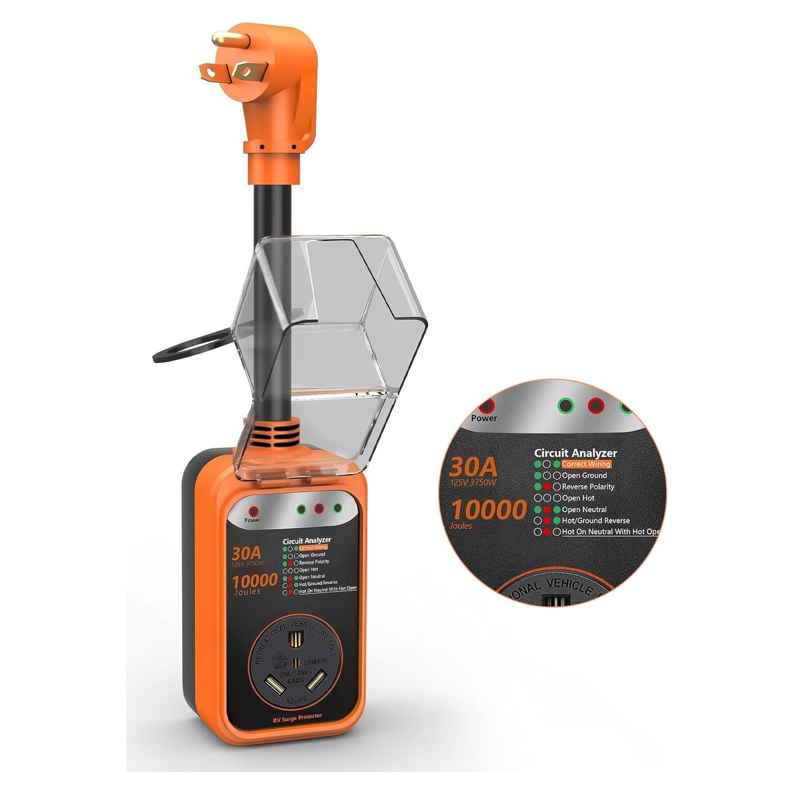 Protector de Sobretensión RV EPLCSE 30 Amperios 10000 Julios