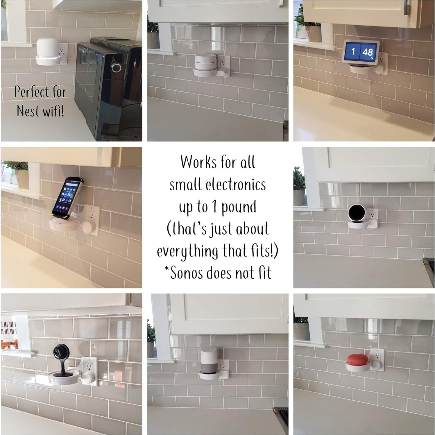 Estantería de Enchufe Mount Genie - Soporte para Dispositivos