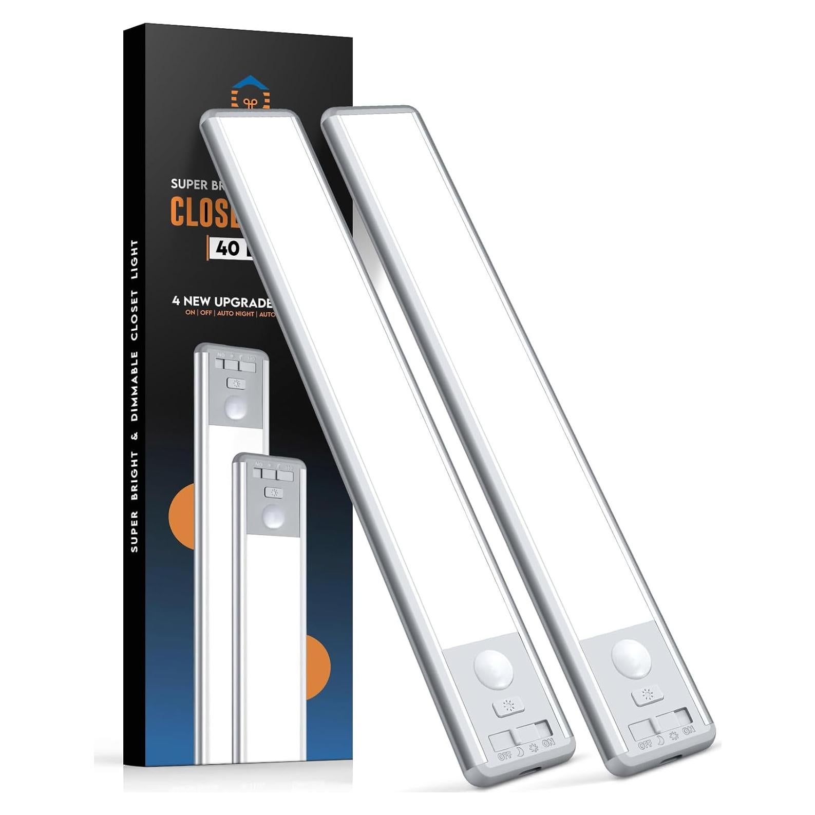 Luz Bajo Gabinete Reoshine LED 6000K Recargable 1800mAh 2P