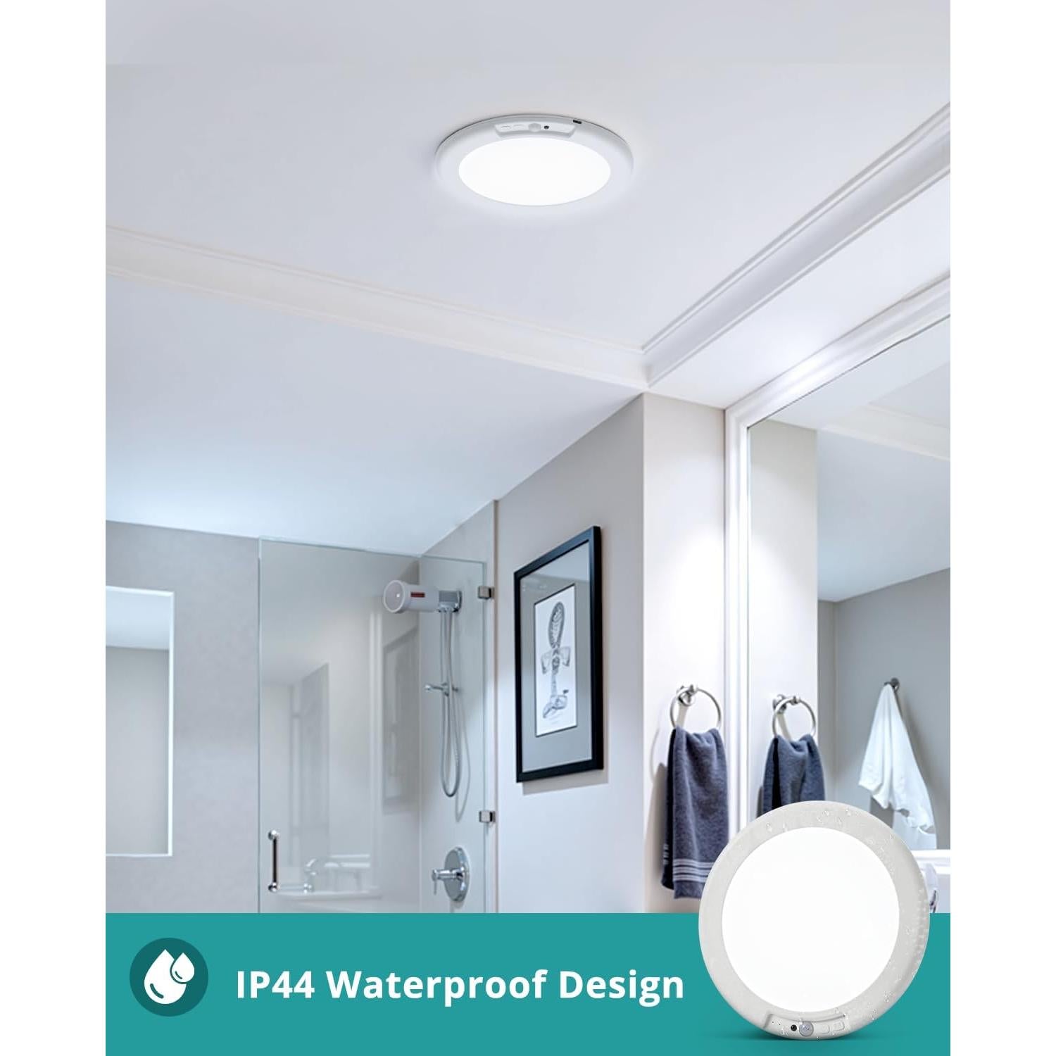 Luz de Techo Inalámbrica Wowatt 19.05cm con Sensor de Movimiento