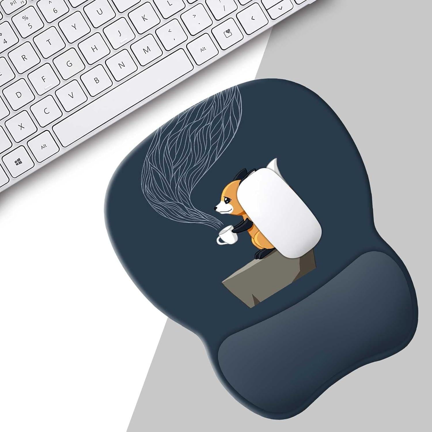 Alfombrilla de Ratón Ergonómica Apottwal con Reposamuñecas