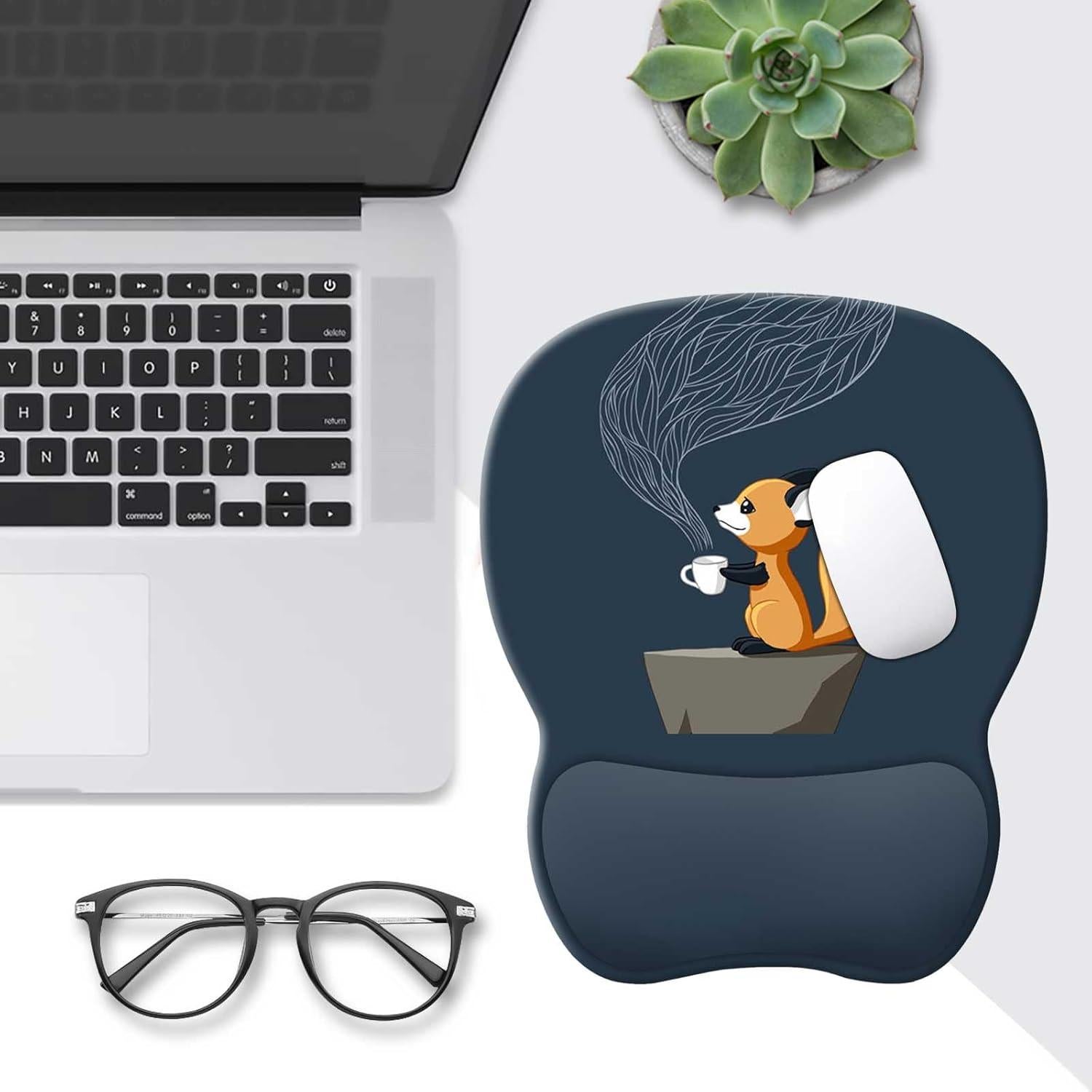 Alfombrilla de Ratón Ergonómica Apottwal con Reposamuñecas