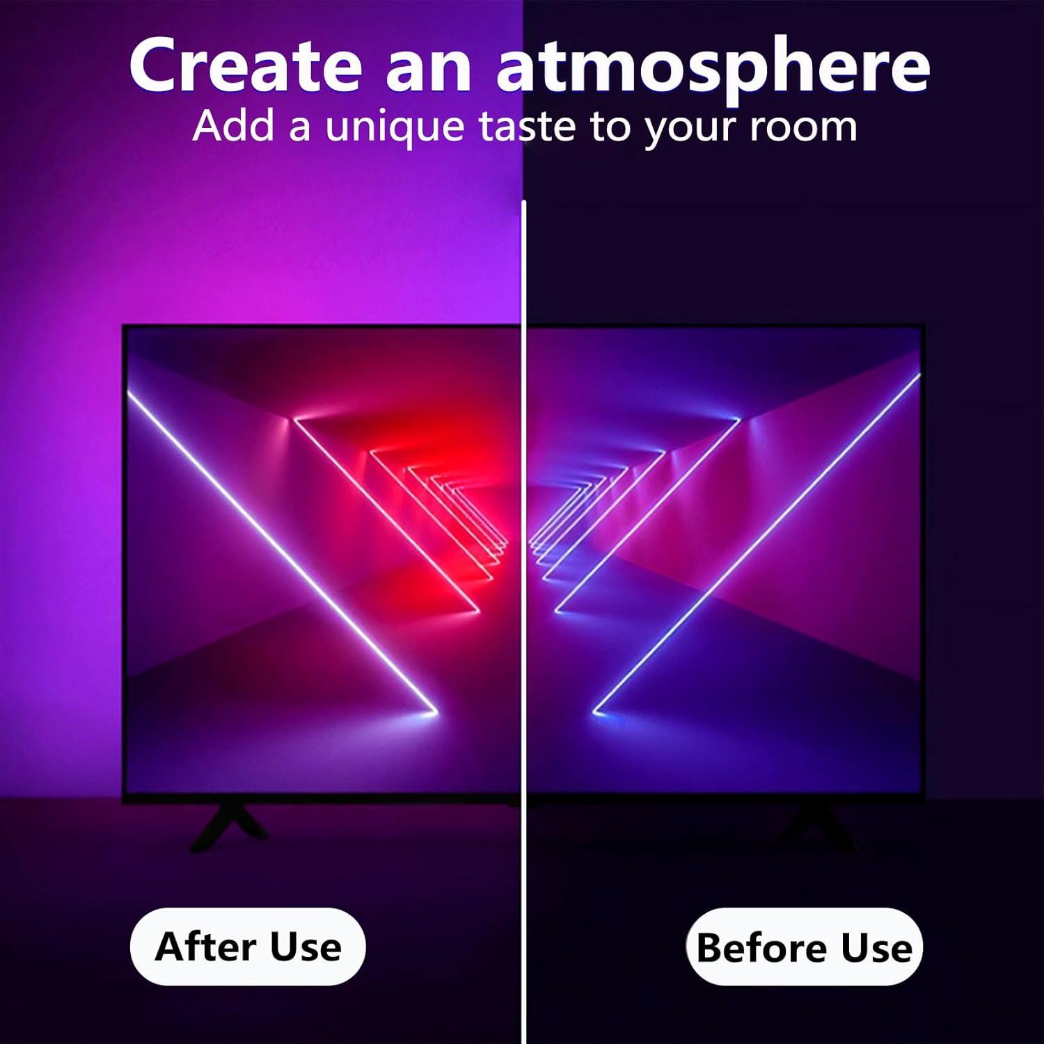 Luces LED RGB 4.0M para TV de 32-65 Pulgadas con Control APP