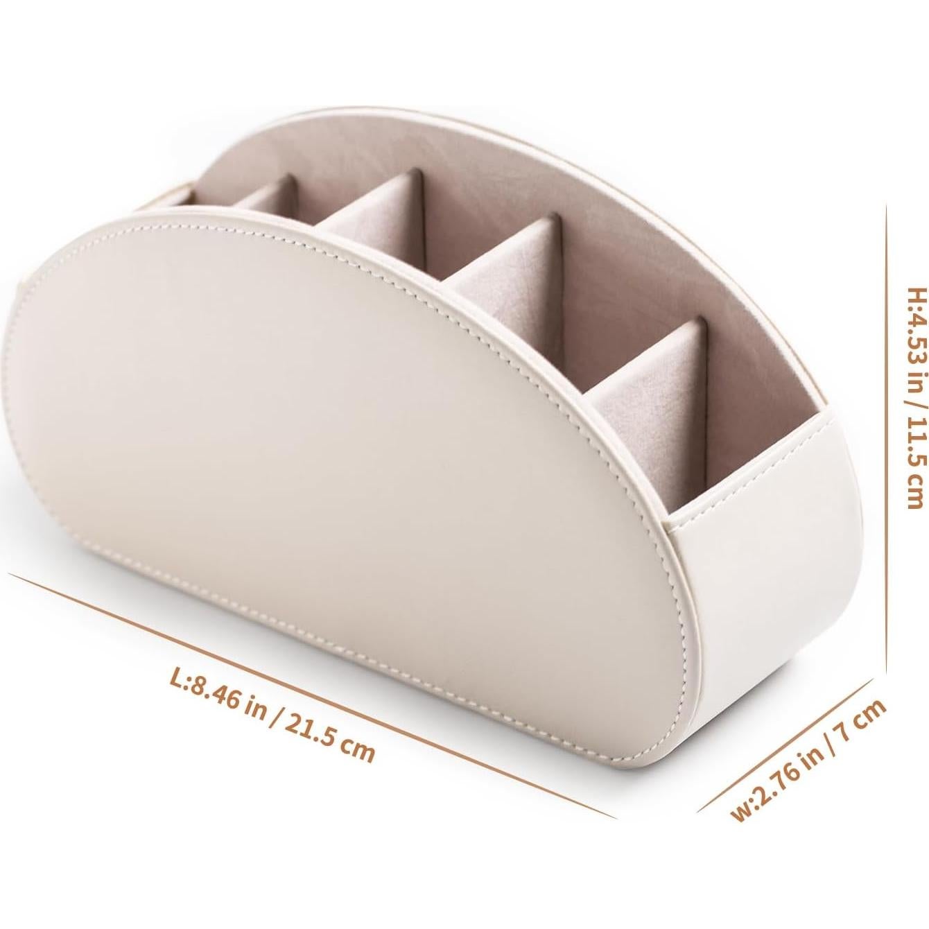 Organizador de Control Remoto BONNY DODO Cuero PU 5 Compartimentos