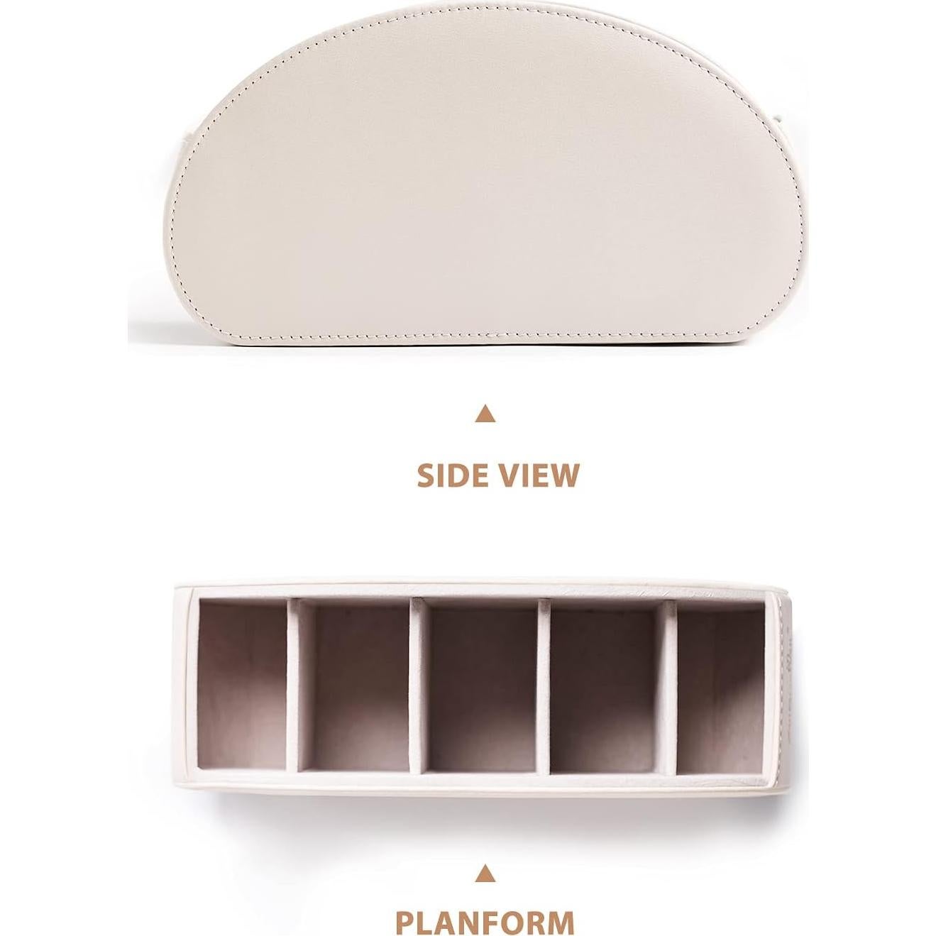 Organizador de Control Remoto BONNY DODO Cuero PU 5 Compartimentos