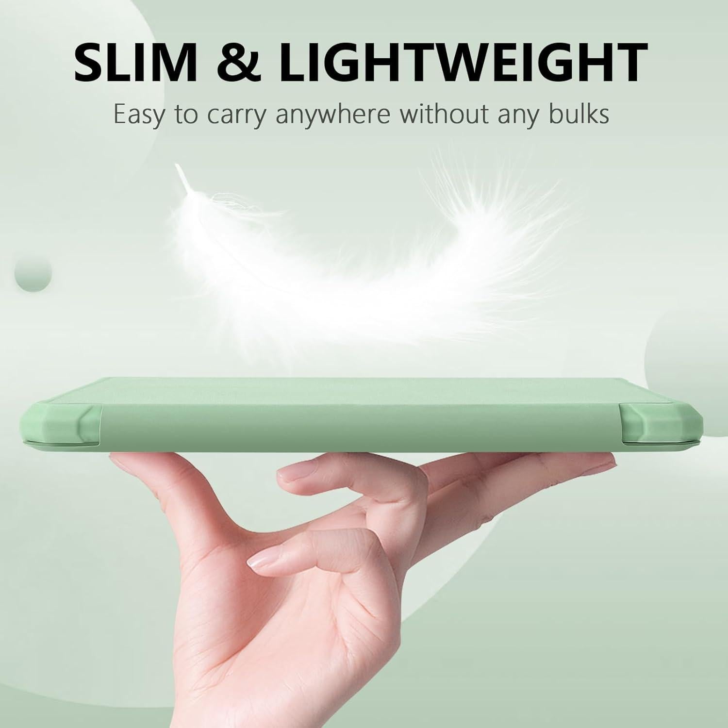 Funda FUWANG para Kindle Paperwhite 6.8" 11ª Gen 2021 Verde Agave