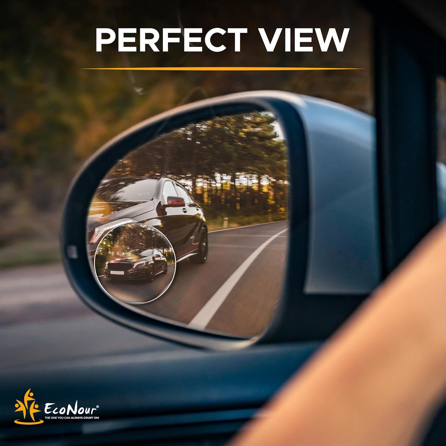 Espejo de Punto Ciego EcoNour Redondo HD 2" Ajustable