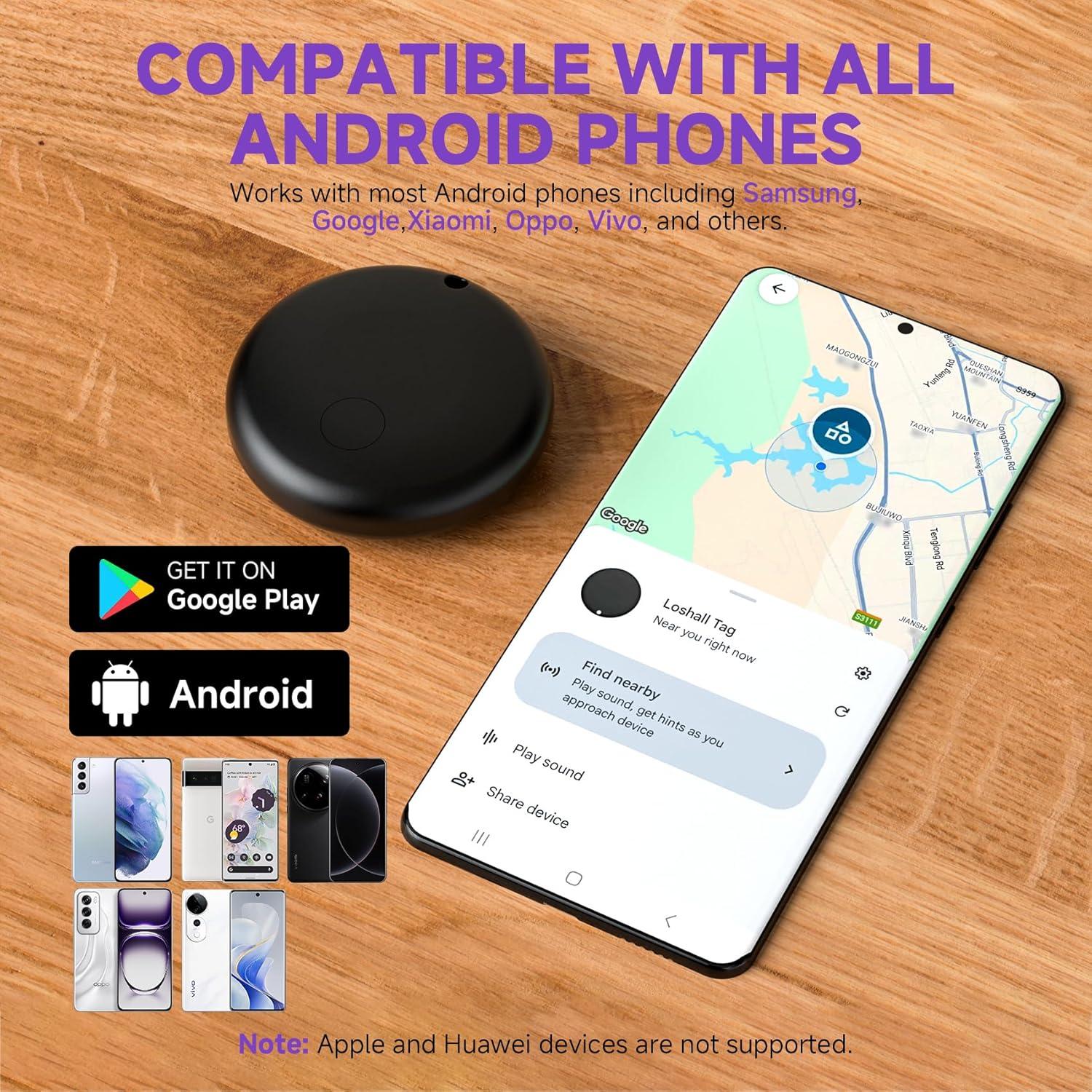 Etiqueta de Aire Eelexa 2025 Bluetooth para Android - Rastreador