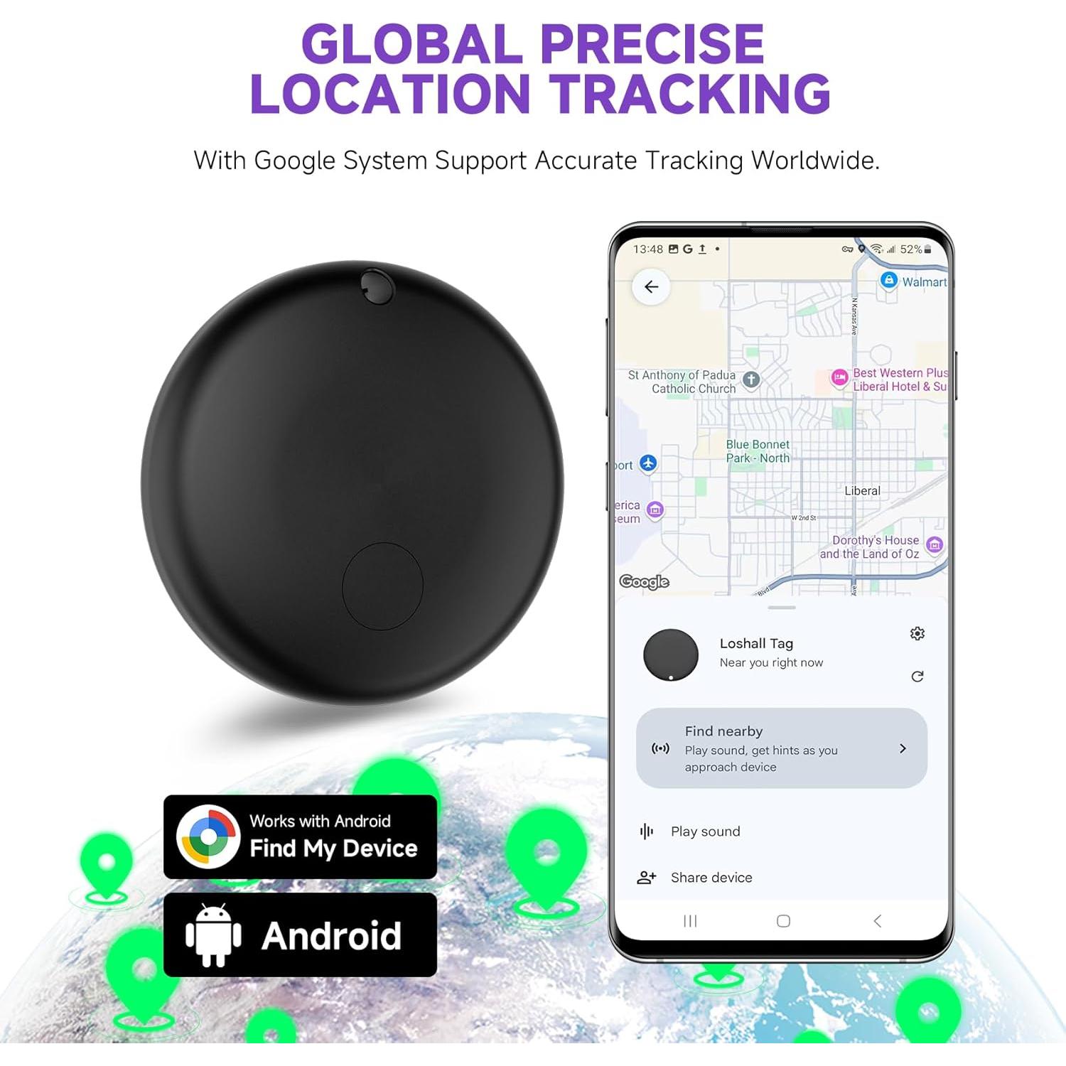 Etiqueta de Aire Eelexa 2025 Bluetooth para Android - Rastreador