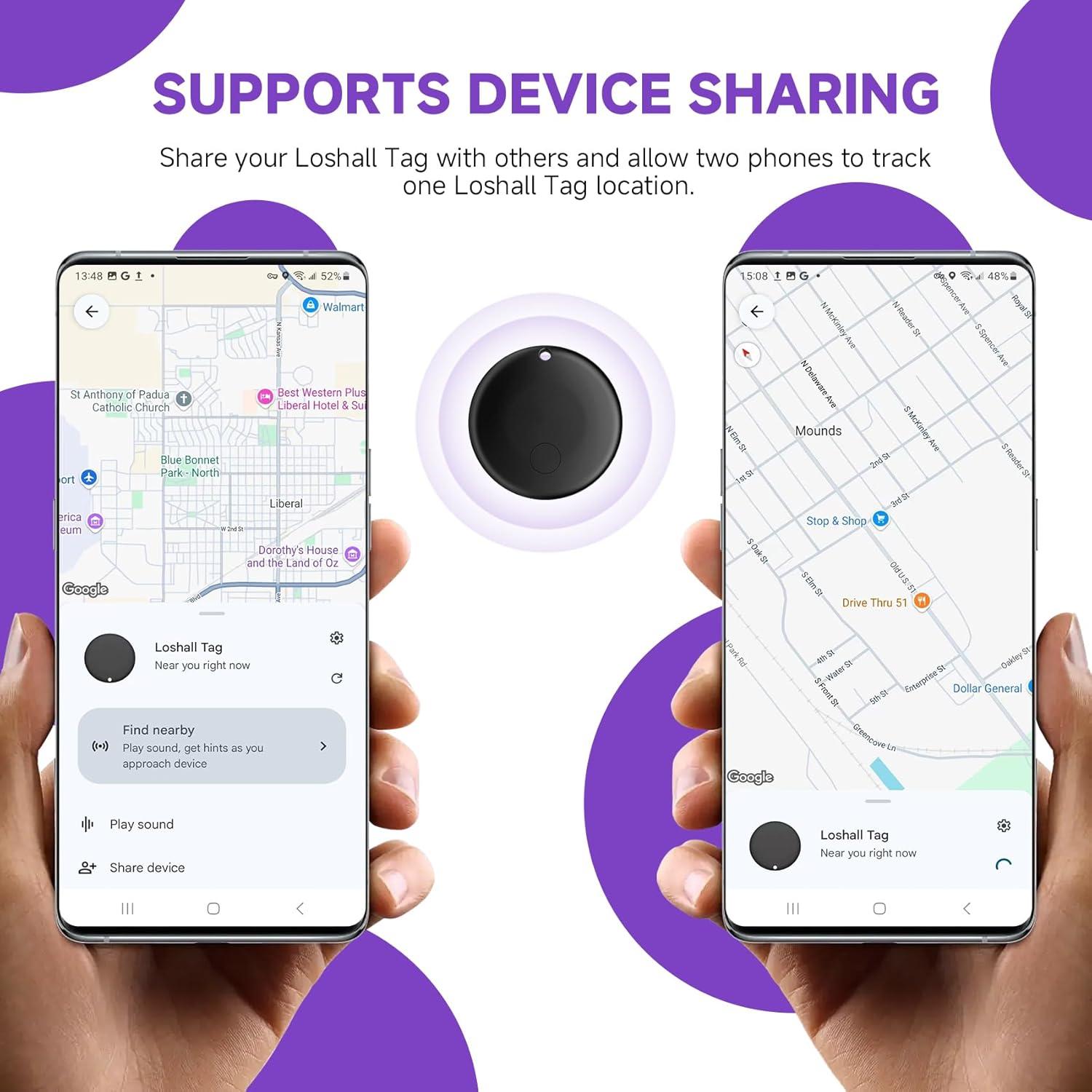 Etiqueta de Aire Eelexa 2025 Bluetooth para Android - Rastreador