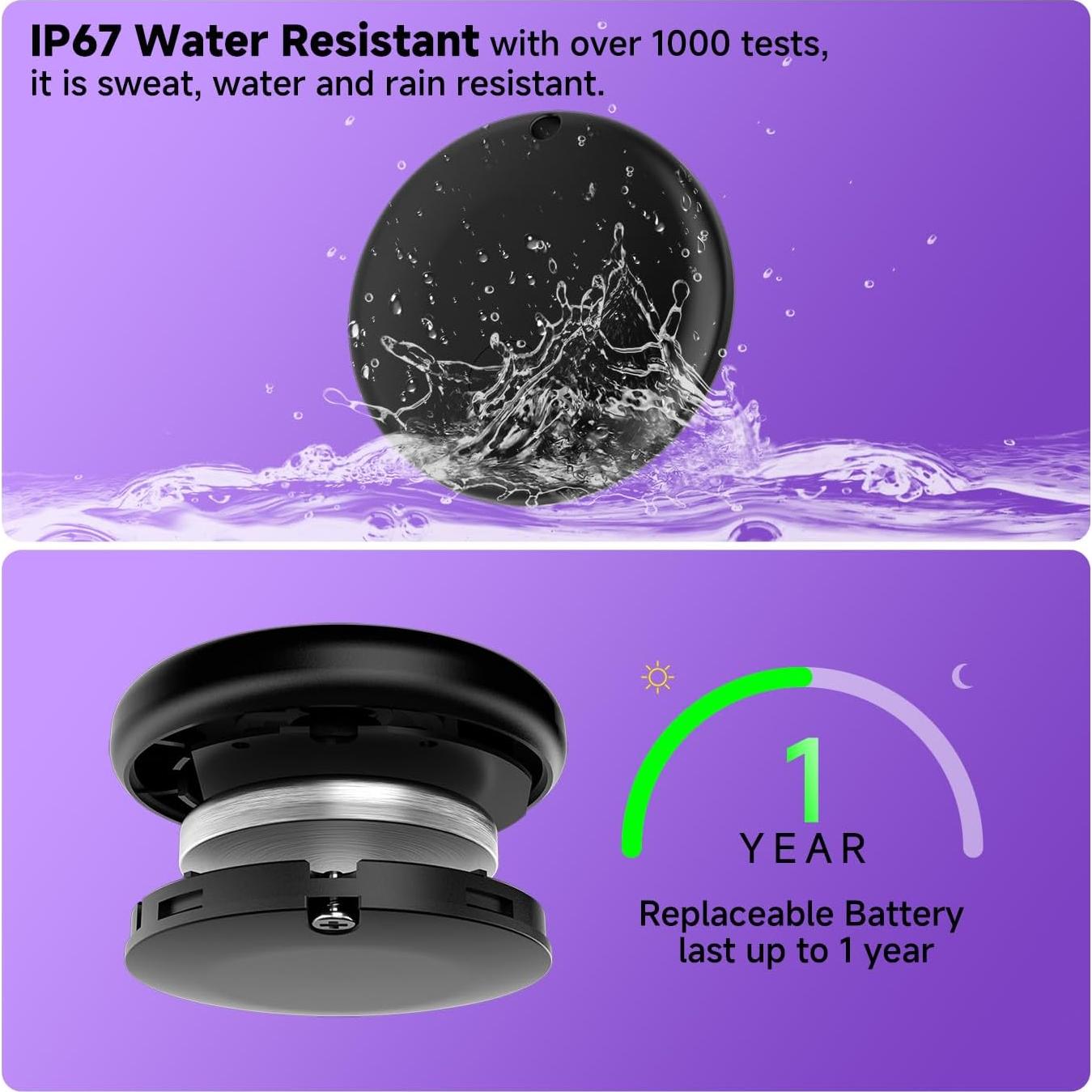 Etiqueta de Aire Eelexa 2025 Bluetooth para Android - Rastreador