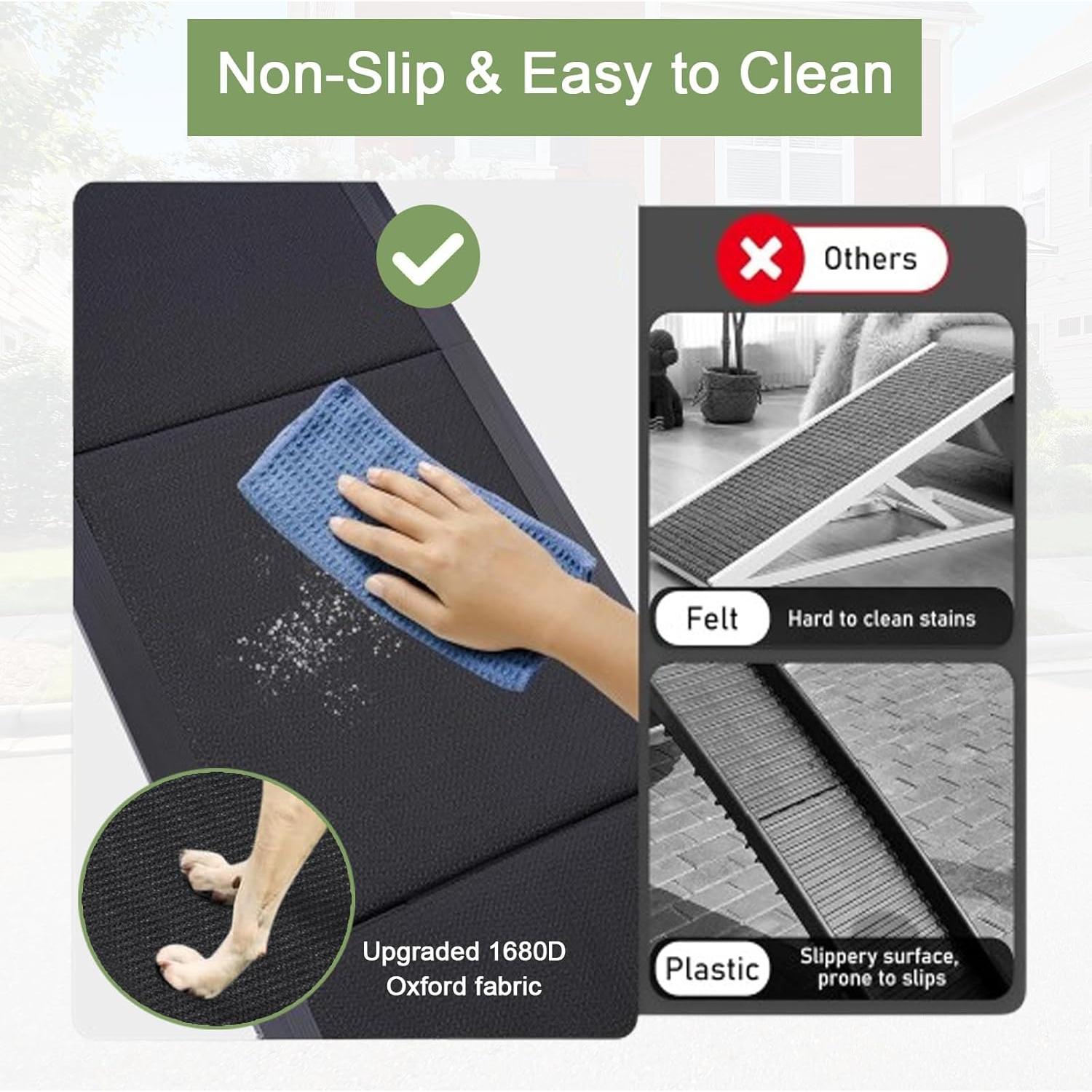 Rampa para Perros VOISTINO 160 cm Plegable Aluminio 70 kg