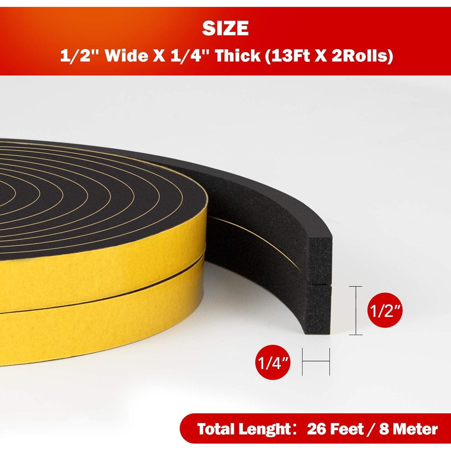 Tira de sellado MIKOSI 7.92m espuma neopreno impermeable